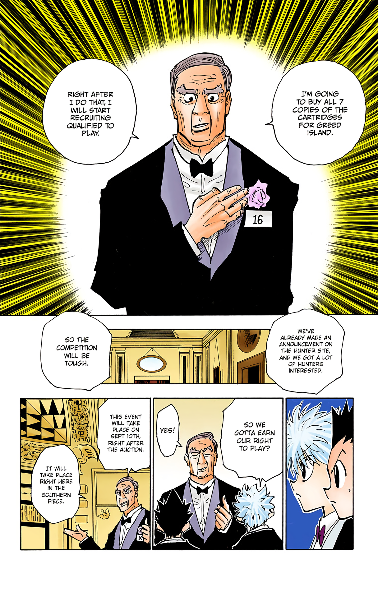 Halaman dari HUNTER x HUNTER (Official Colored) Chapter 122