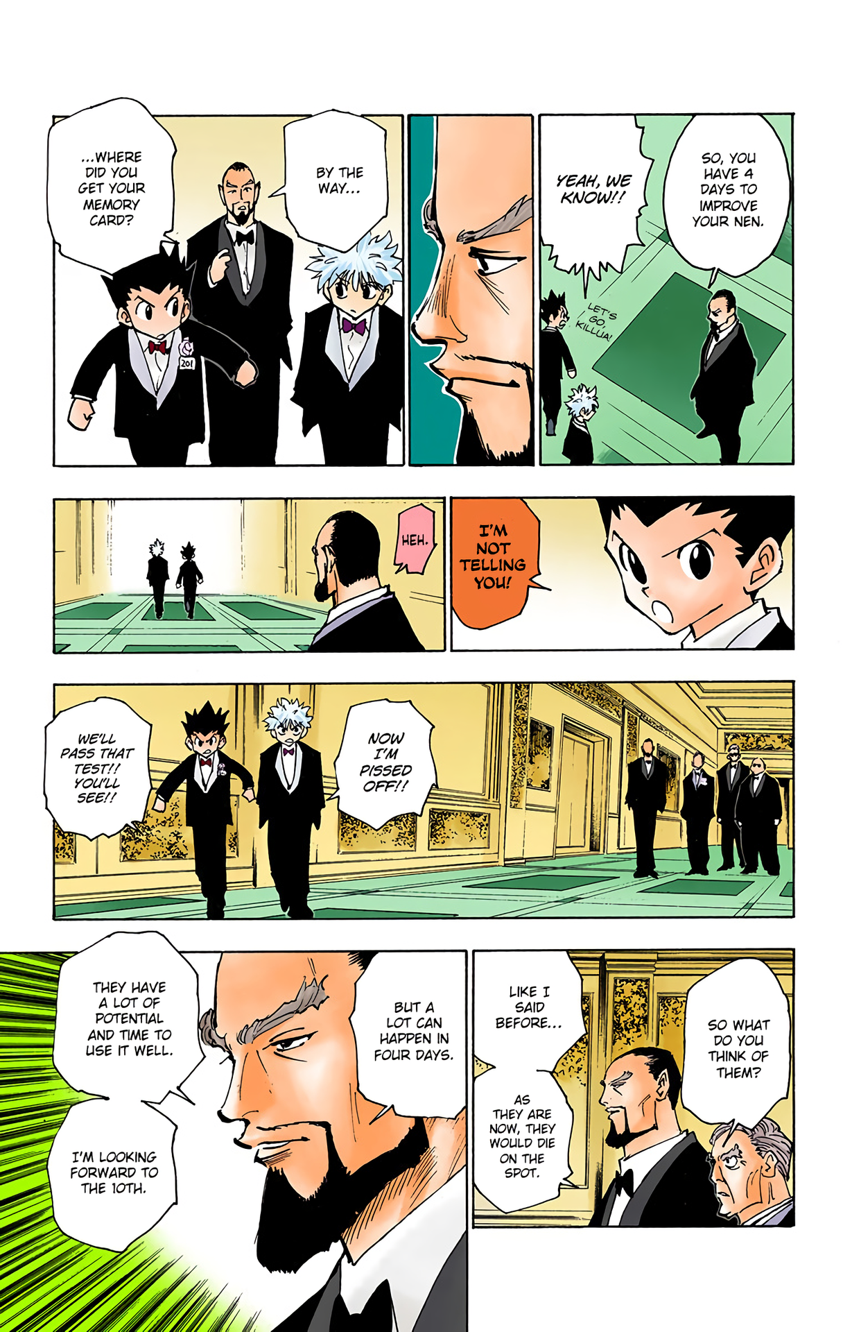 Halaman dari HUNTER x HUNTER (Official Colored) Chapter 122