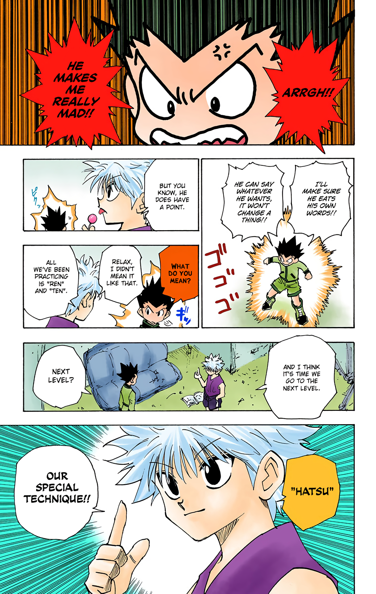 Halaman dari HUNTER x HUNTER (Official Colored) Chapter 122
