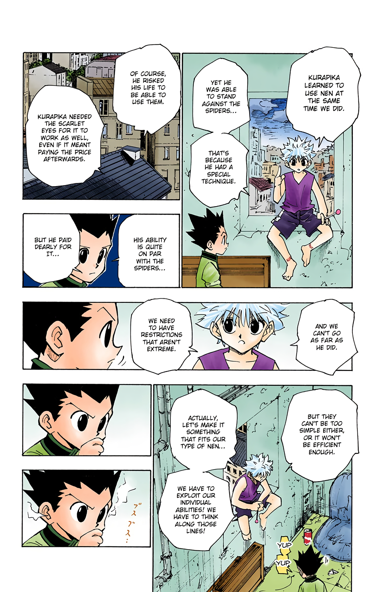 Halaman dari HUNTER x HUNTER (Official Colored) Chapter 122