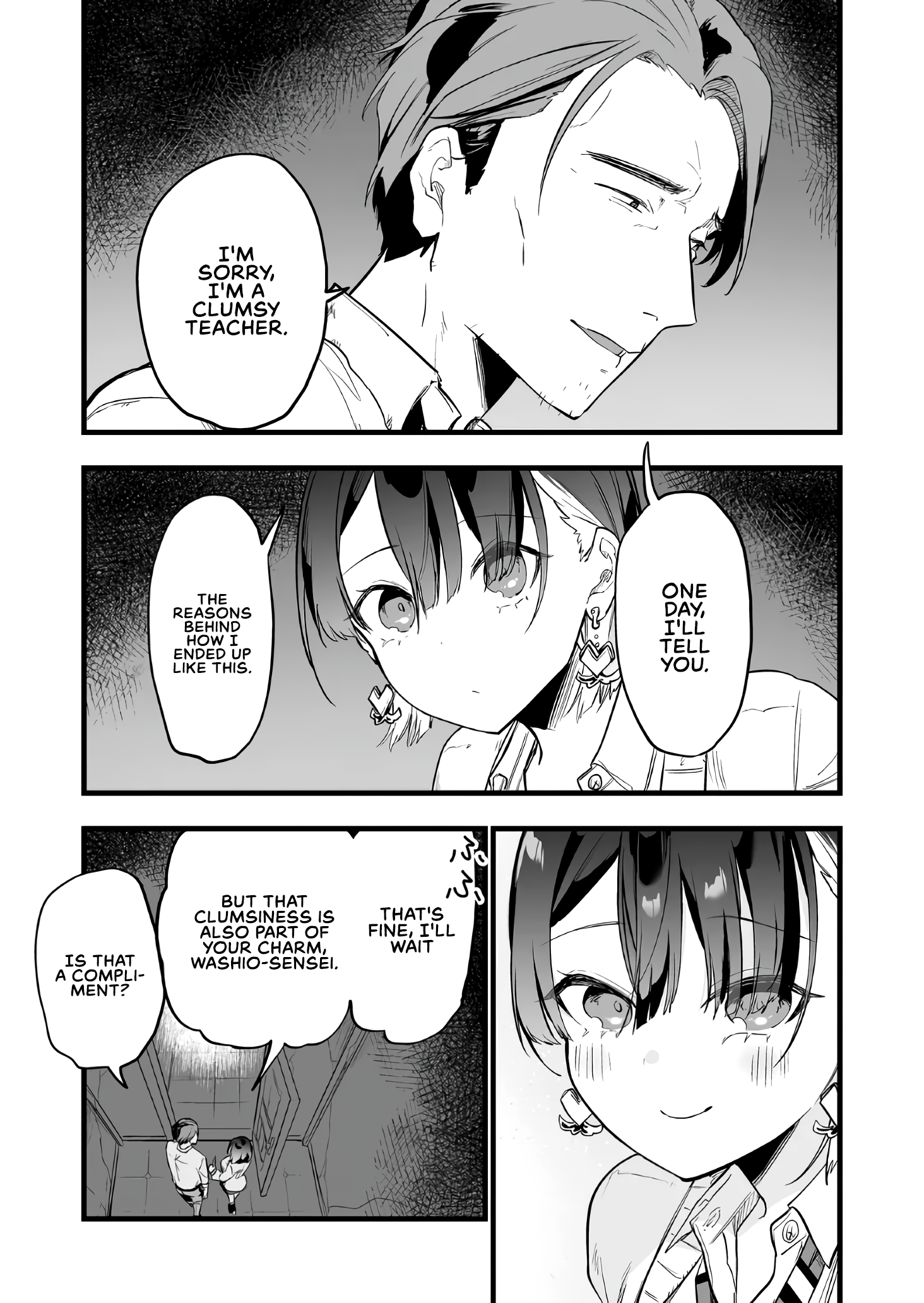 Halaman dari "Ano Toki Tasukete Itadaita Monster Musume desu." Isekai Ossan Kyoushi Totsuzen no Moteki ni Konwaku suru Chapter 15