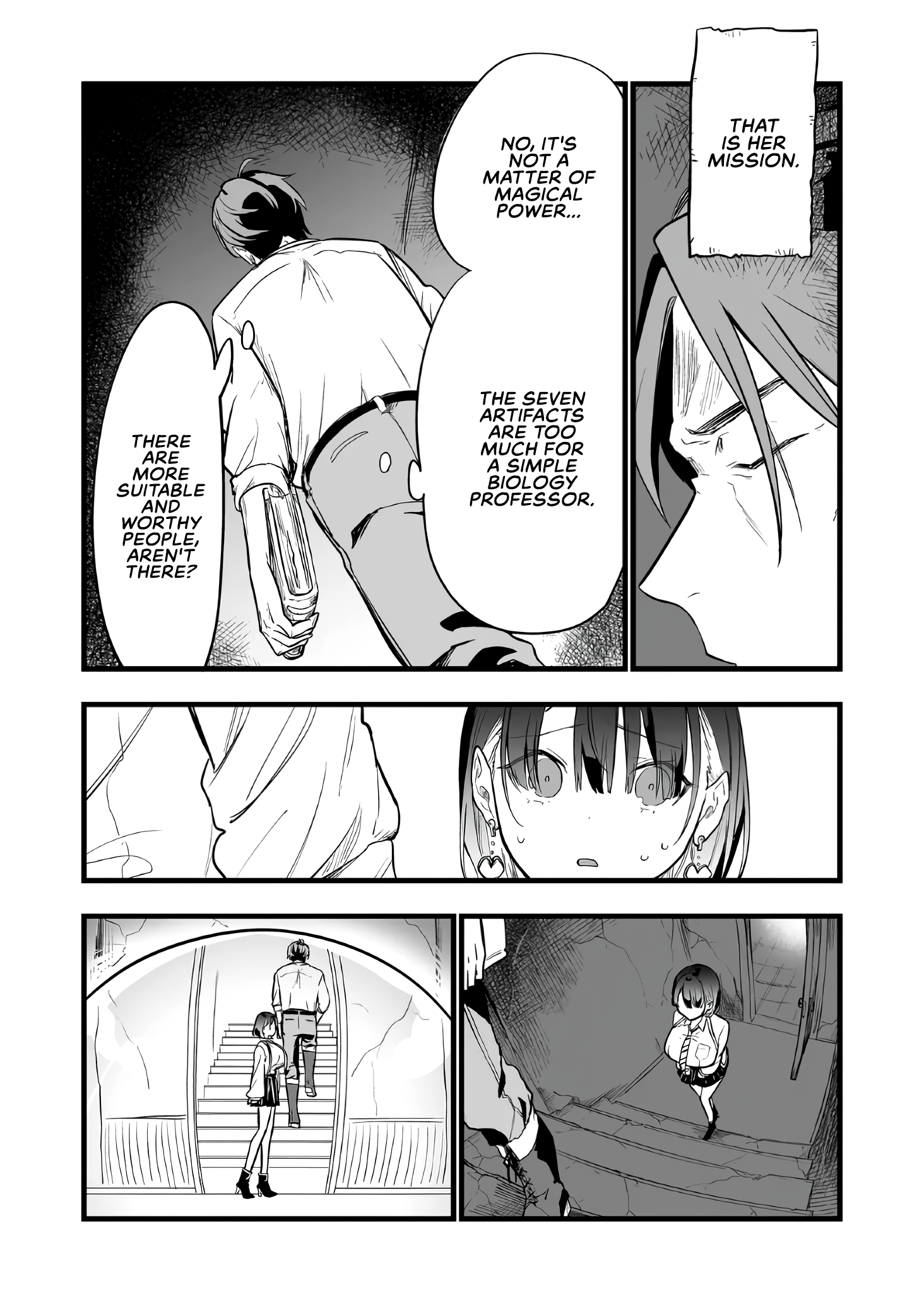 Halaman dari "Ano Toki Tasukete Itadaita Monster Musume desu." Isekai Ossan Kyoushi Totsuzen no Moteki ni Konwaku suru Chapter 15