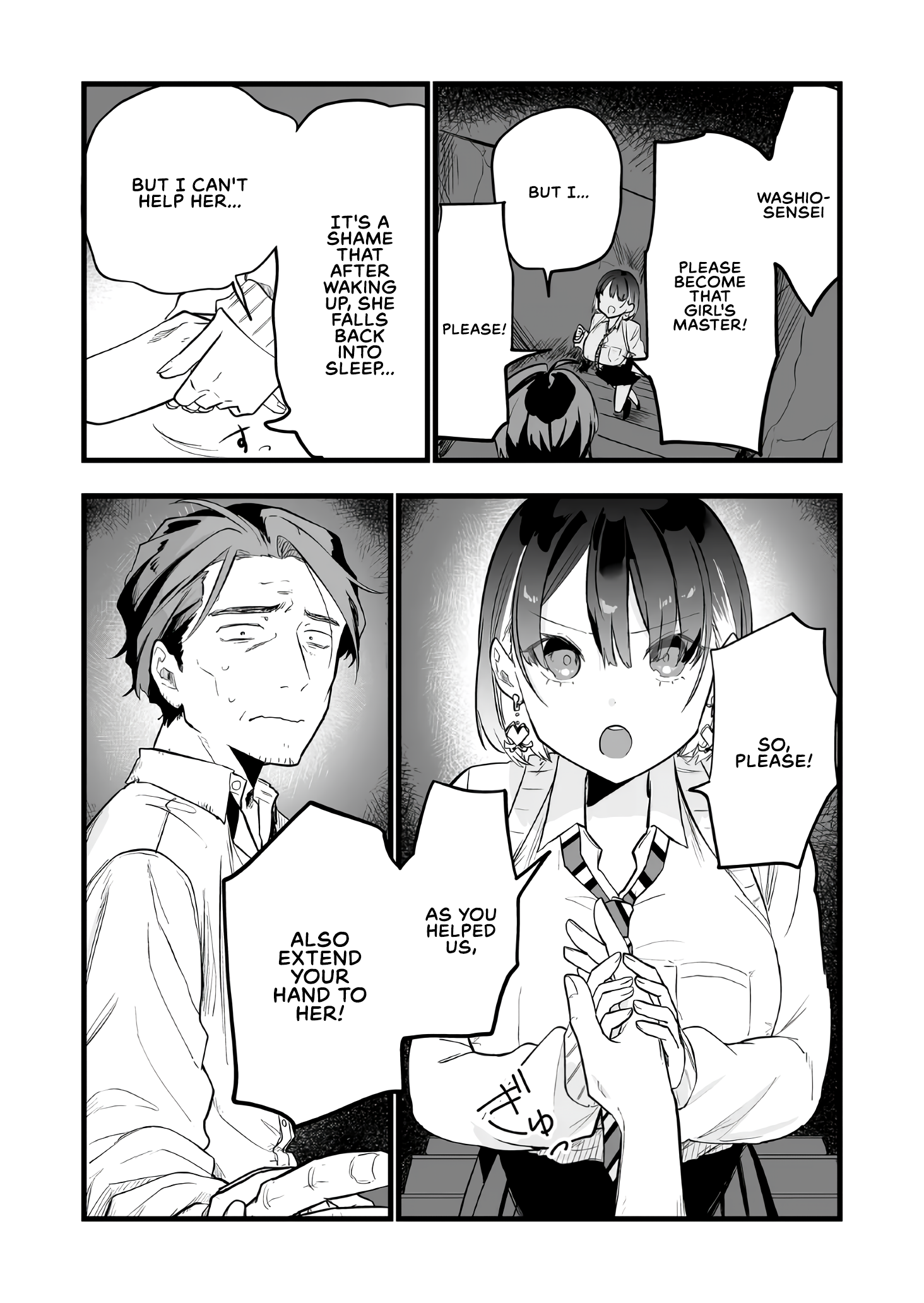 Halaman dari "Ano Toki Tasukete Itadaita Monster Musume desu." Isekai Ossan Kyoushi Totsuzen no Moteki ni Konwaku suru Chapter 15