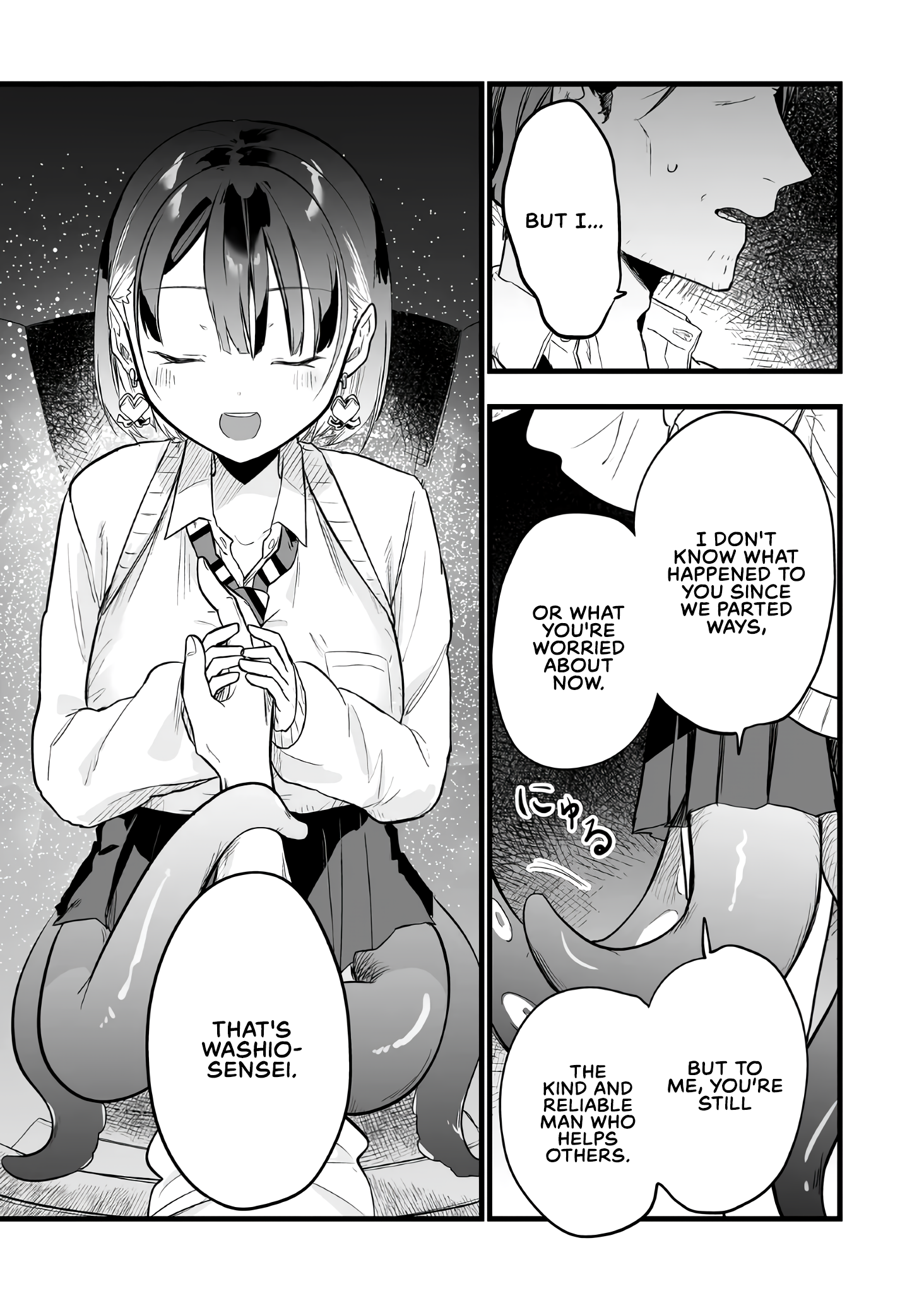 Halaman dari "Ano Toki Tasukete Itadaita Monster Musume desu." Isekai Ossan Kyoushi Totsuzen no Moteki ni Konwaku suru Chapter 15