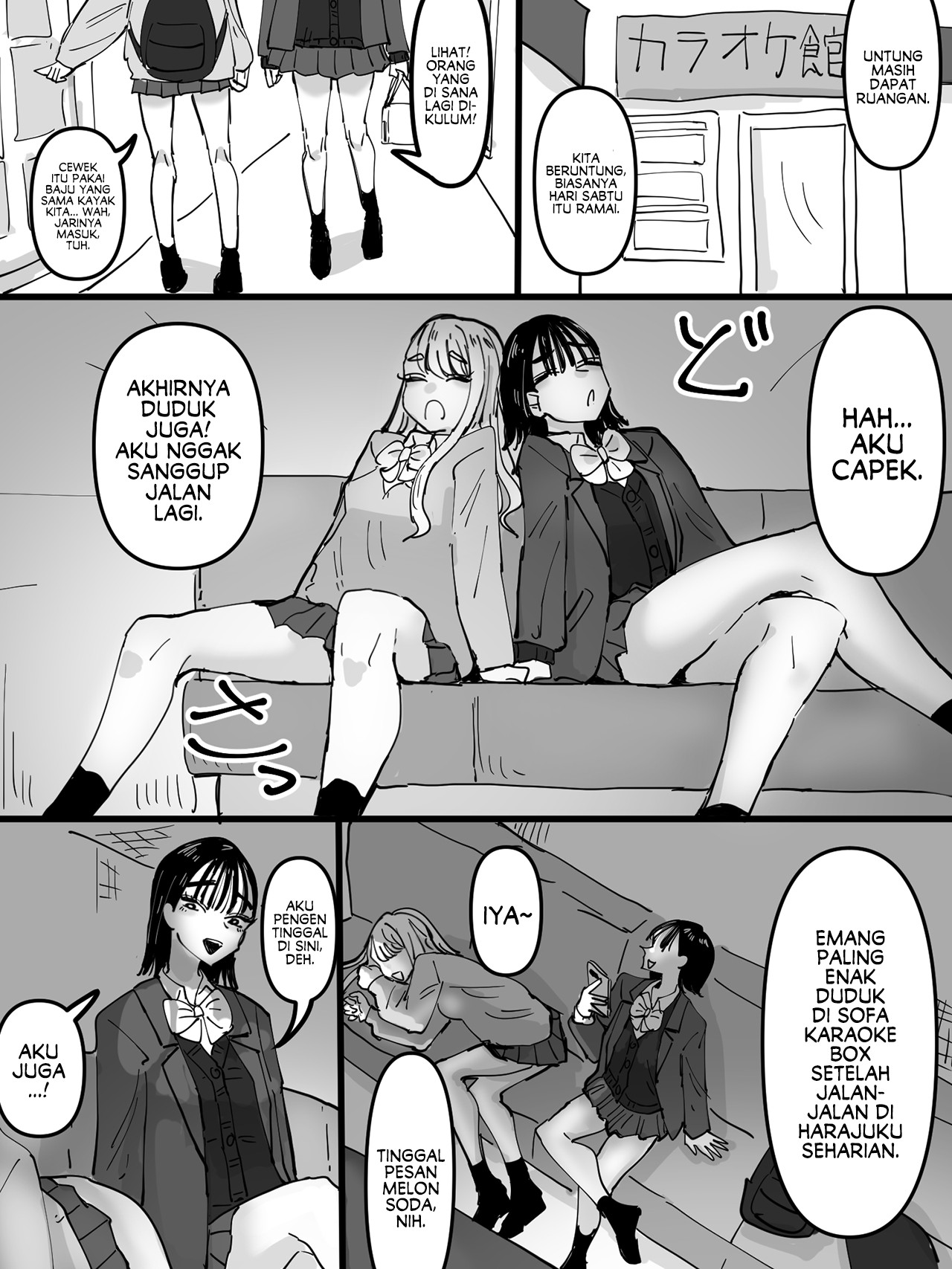 We Had Pretend Sex in the Karaoke Box and the Clerk Saw Us Chapter 0 - halaman 3