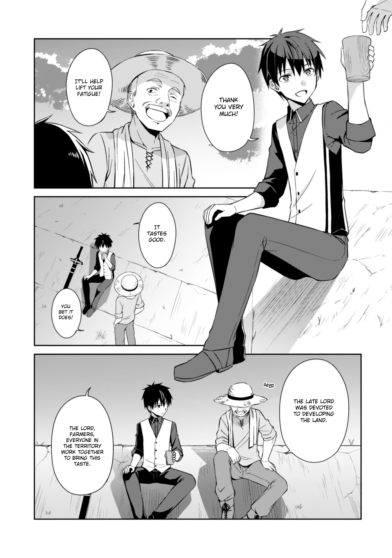 Halaman dari Boushoku no Berserk ~Ore dake Level to Iu Gainen wo Toppa suru~ Chapter 8