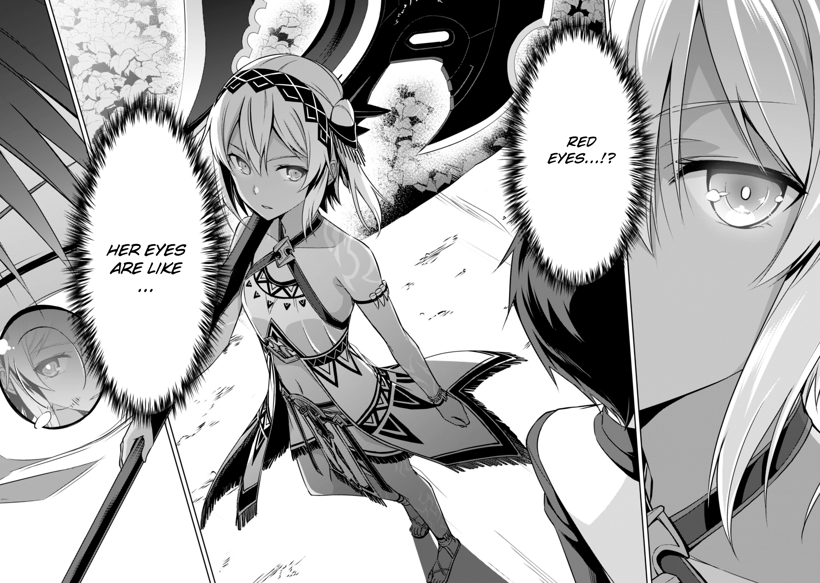 Halaman dari Boushoku no Berserk ~Ore dake Level to Iu Gainen wo Toppa suru~ Chapter 8