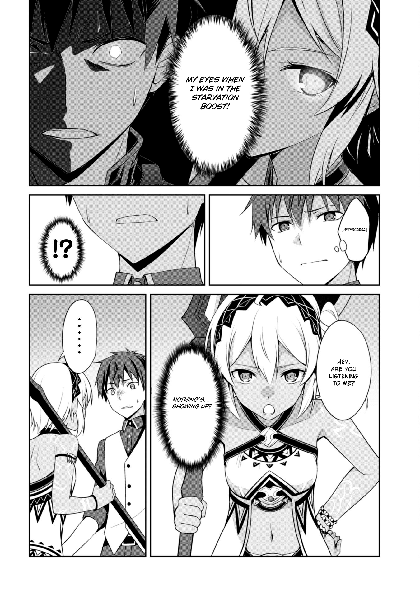 Halaman dari Boushoku no Berserk ~Ore dake Level to Iu Gainen wo Toppa suru~ Chapter 8