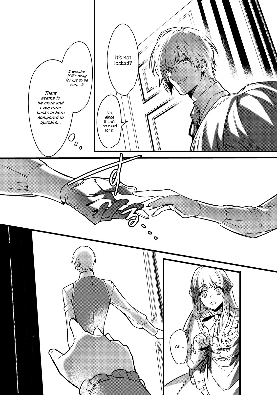 Halaman dari Konyaku Haki Sareta Kaedama Reijou, Hatsukoi no Toshiue Ouji ni Dekiai Sareru Chapter 3