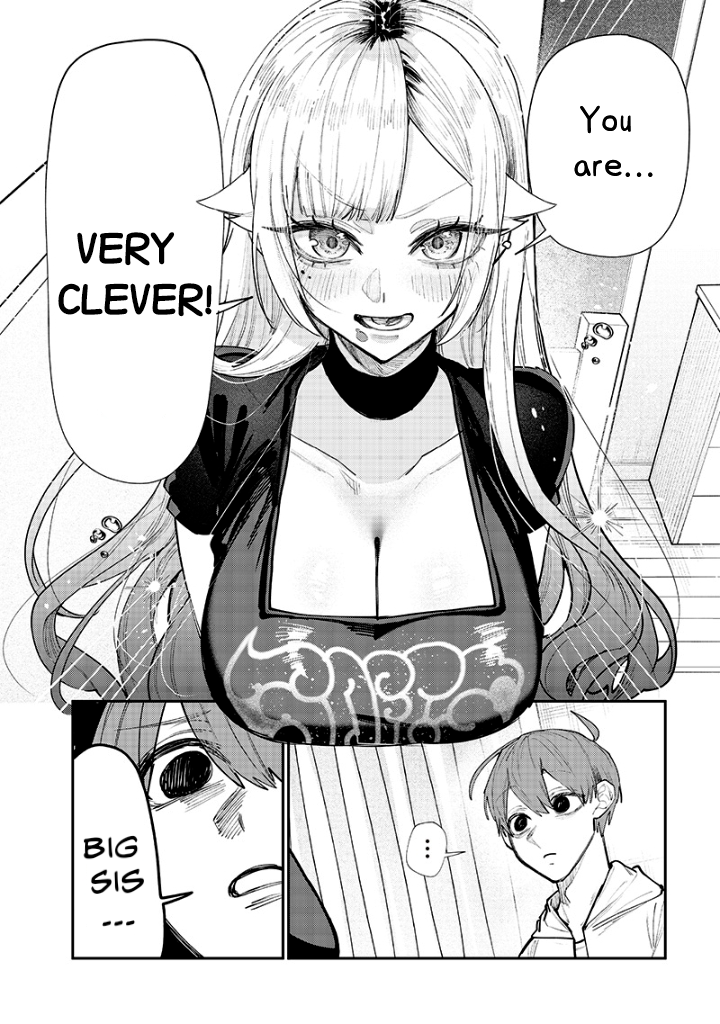 Halaman dari Namaiki na Gal Ane wo Wakaraseru Hanashi Chapter 14.5