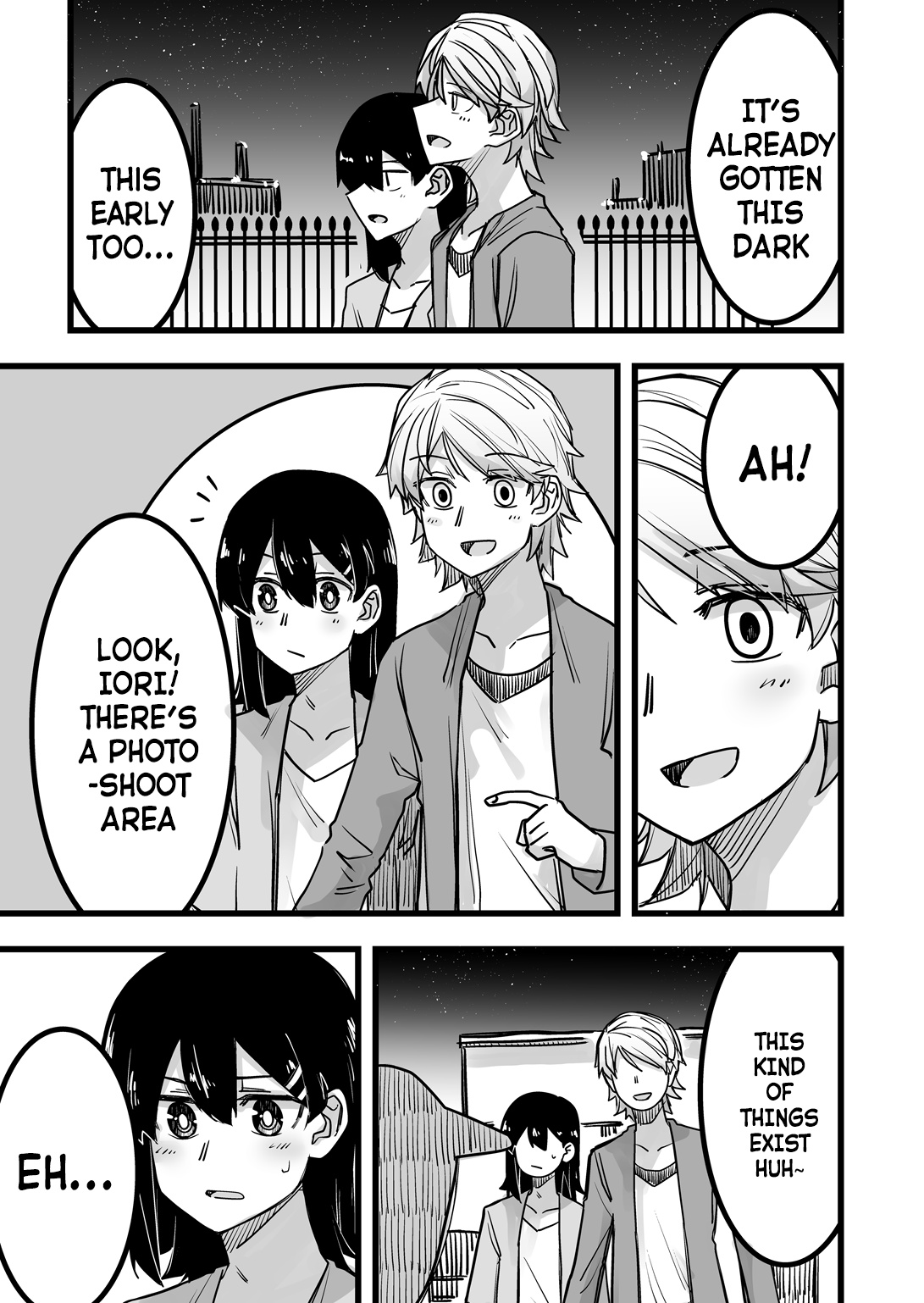 Halaman dari Ikemen Joshi to Josou Danshi Chapter 12
