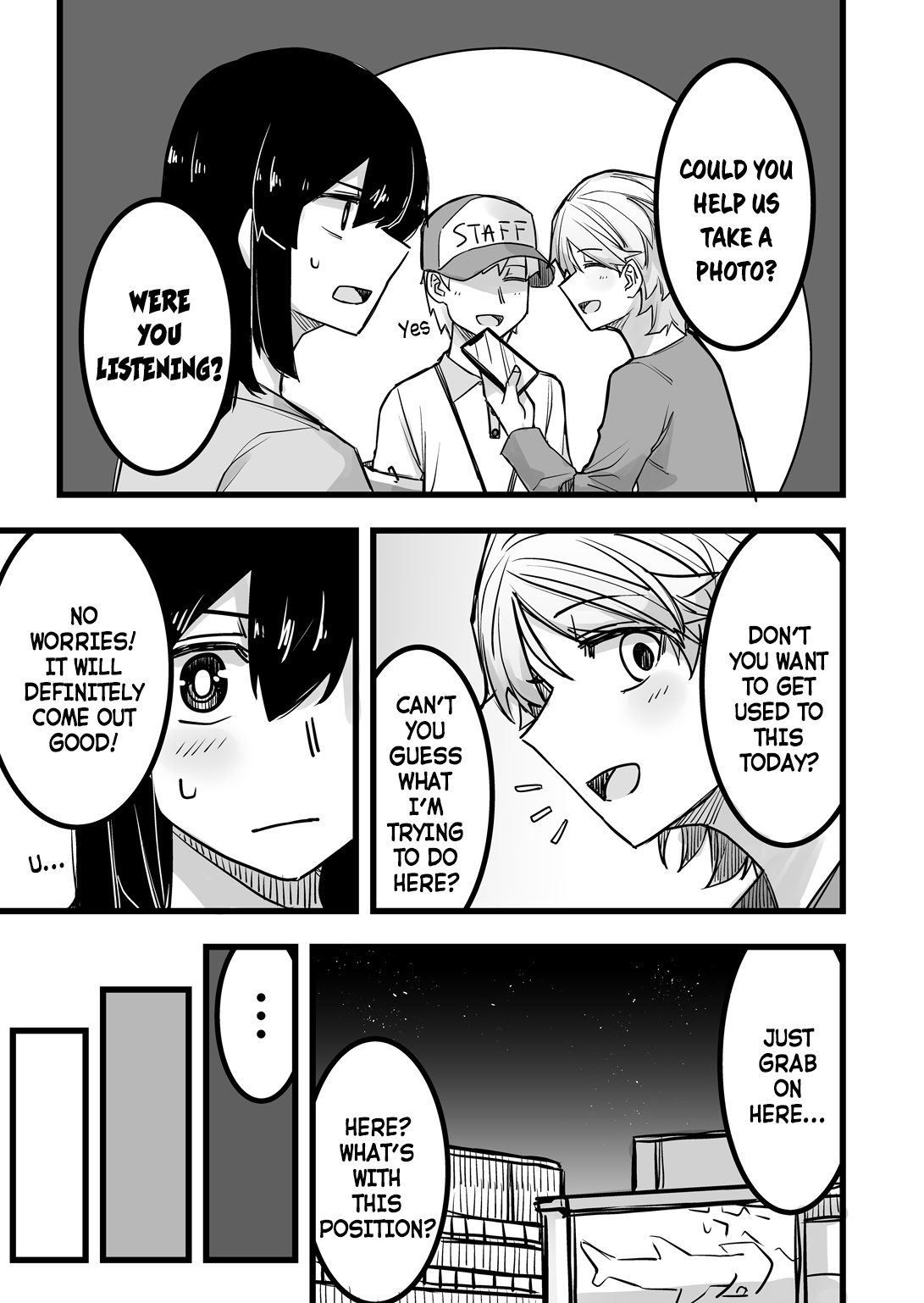 Halaman dari Ikemen Joshi to Josou Danshi Chapter 12