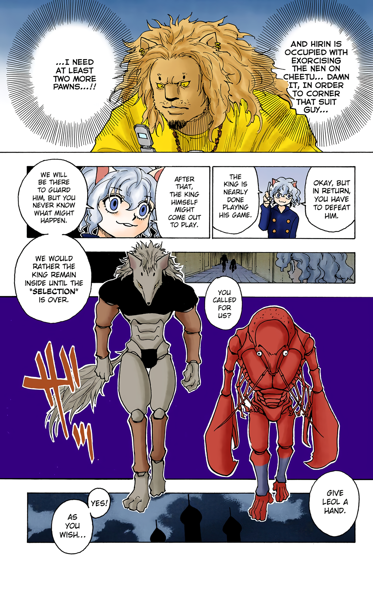 Halaman dari HUNTER x HUNTER (Official Colored) Chapter 245