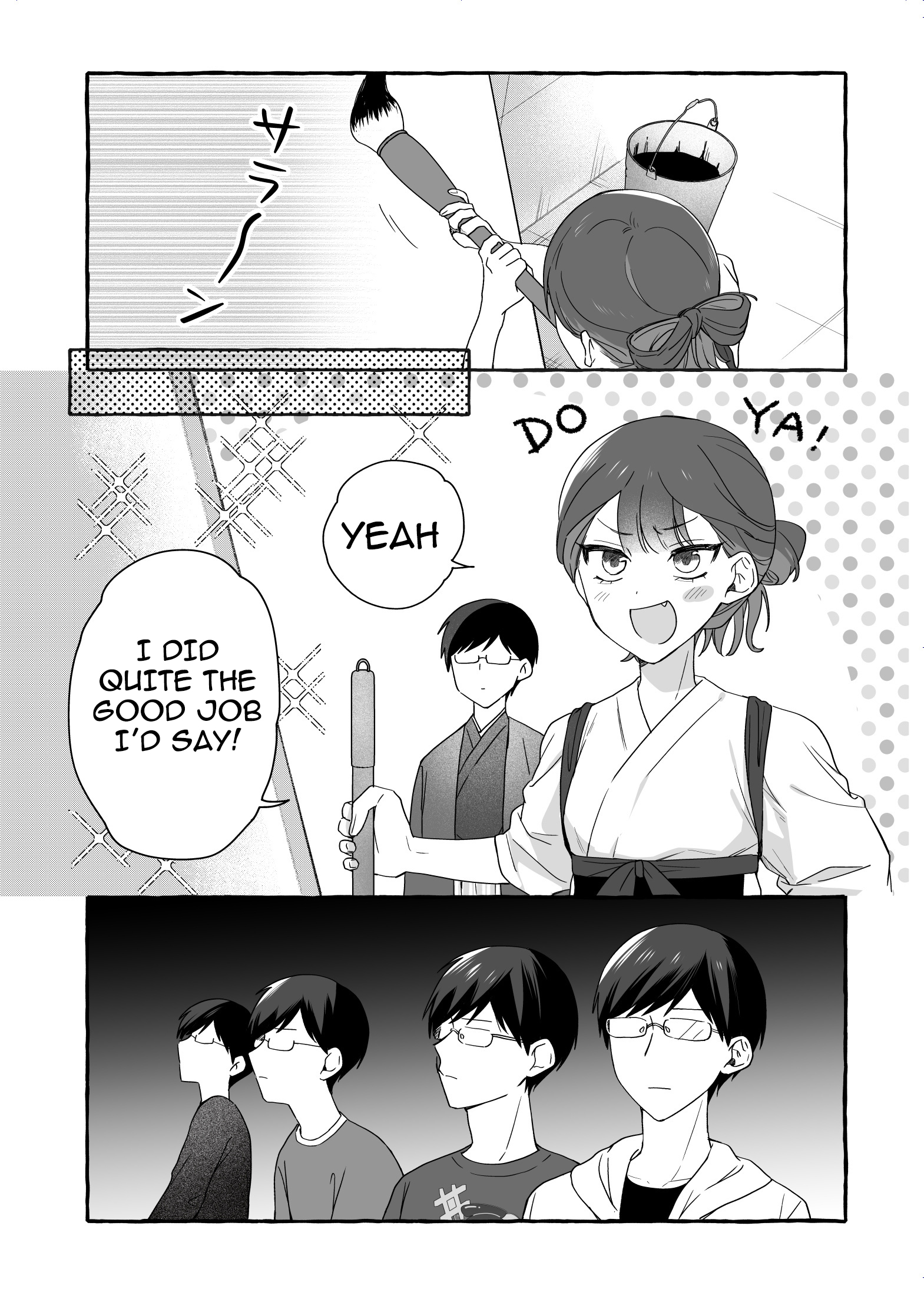 Halaman dari Damedol to Sekai ni Hitori Dake no Fan Chapter 36.5