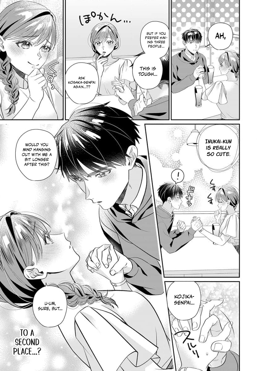 Ijiwaru Senpai to Ookina Kouhai ni Hasamare Douji Zeme!?: Ue mo Shita mo Issho ni Ijirare Torotoro ni Chapter 2 Page 28