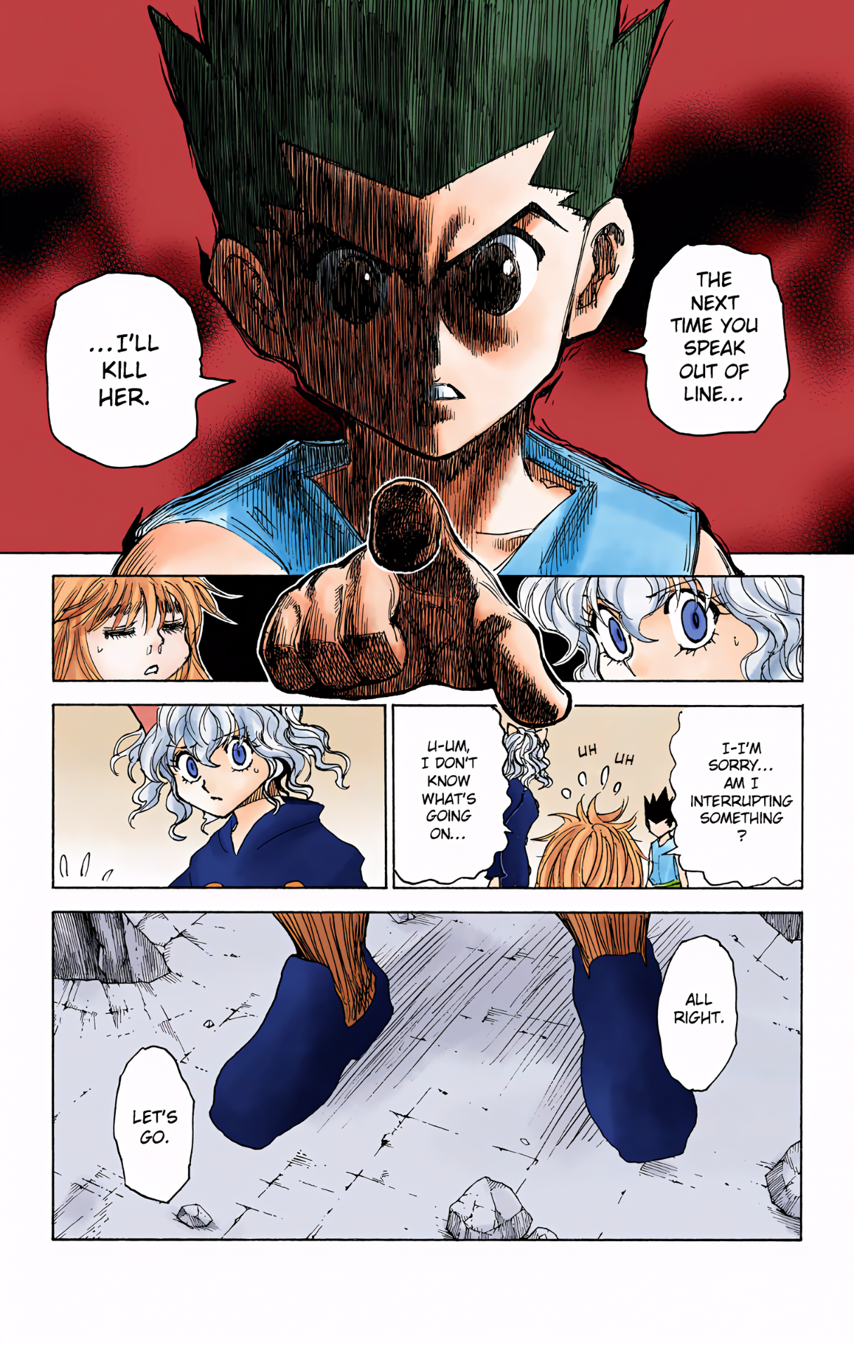 Halaman dari HUNTER x HUNTER (Official Colored) Chapter 300