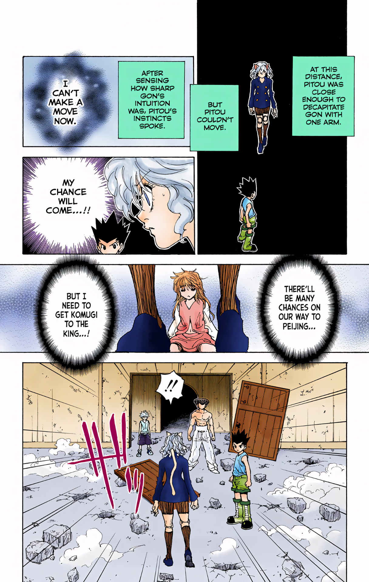 Halaman dari HUNTER x HUNTER (Official Colored) Chapter 300