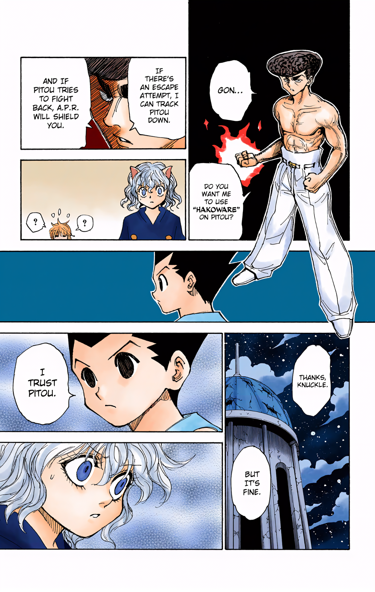 Halaman dari HUNTER x HUNTER (Official Colored) Chapter 300