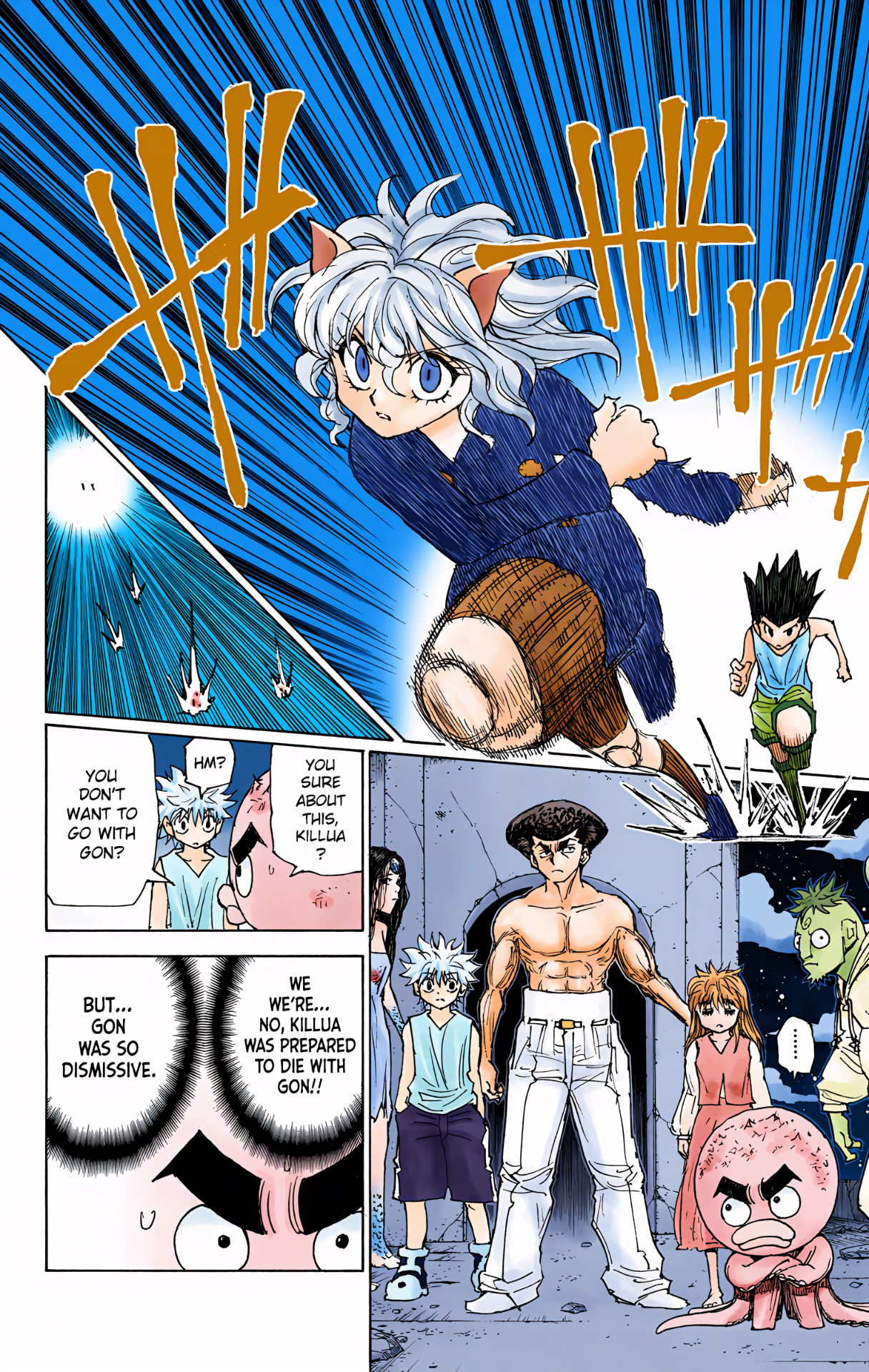 Halaman dari HUNTER x HUNTER (Official Colored) Chapter 300