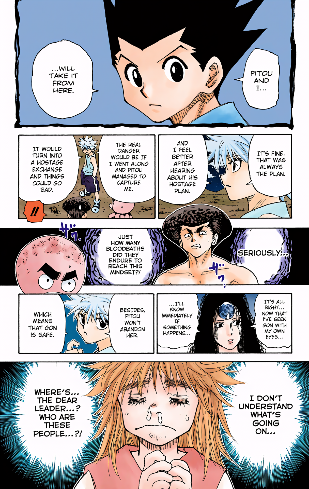 Halaman dari HUNTER x HUNTER (Official Colored) Chapter 300