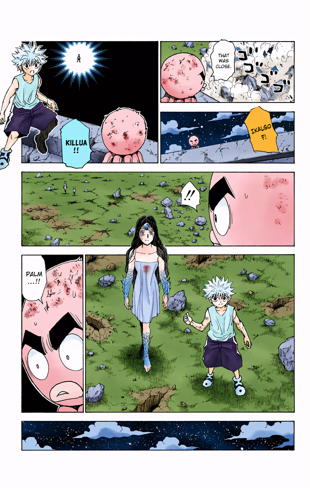 Halaman dari HUNTER x HUNTER (Official Colored) Chapter 300