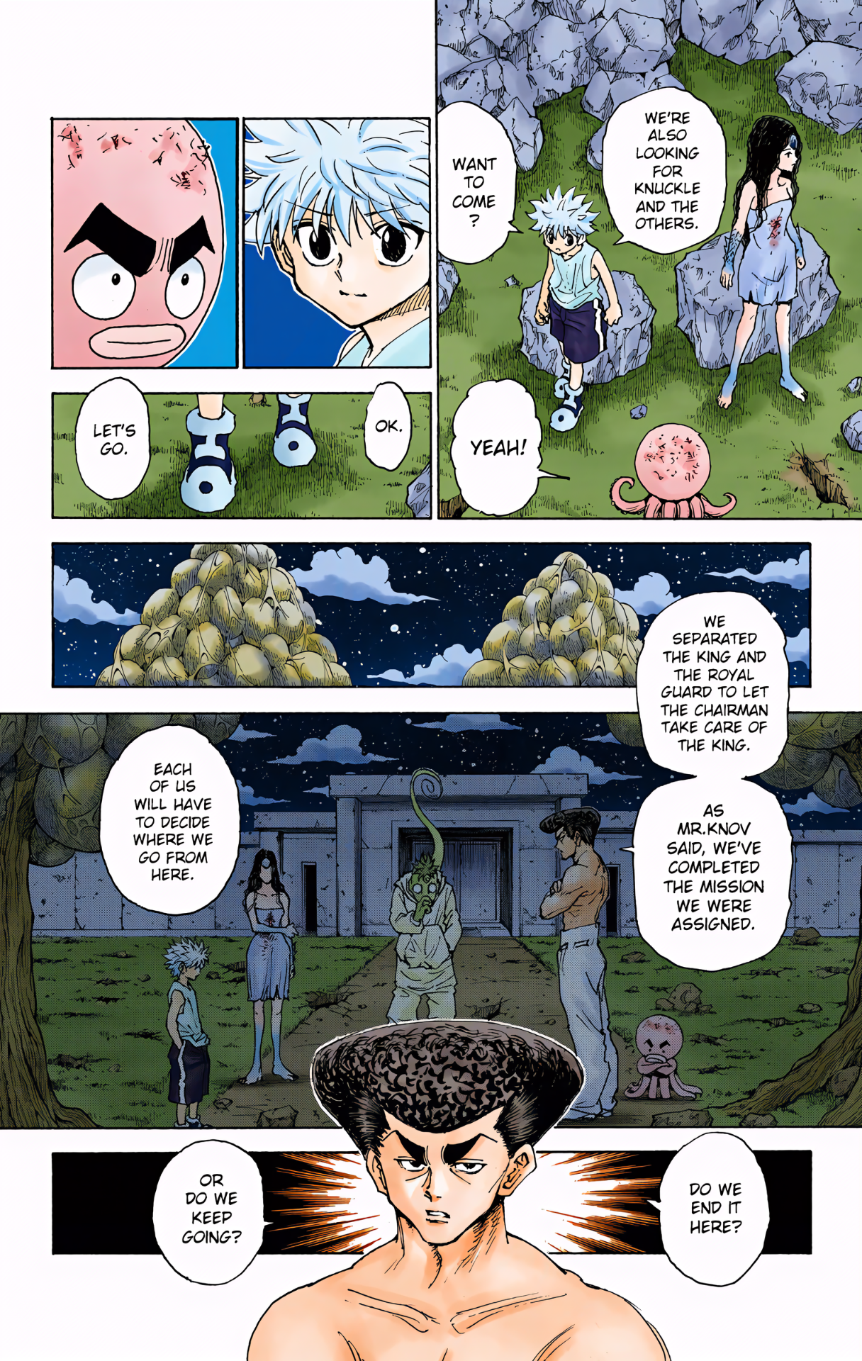 Halaman dari HUNTER x HUNTER (Official Colored) Chapter 300