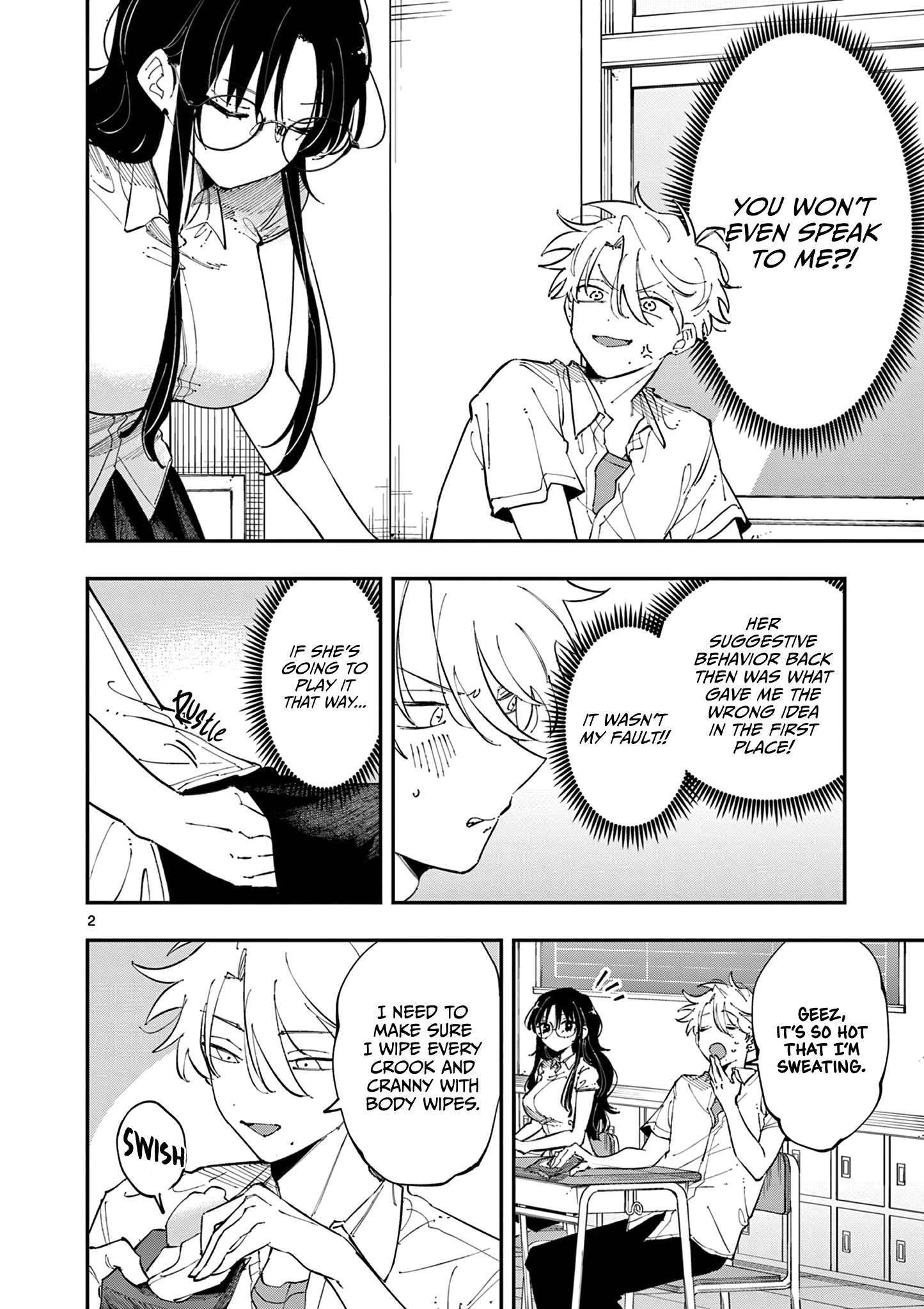 Halaman dari Tonari no Seki no Yatsu ga Souiu Me de Mitekuru Chapter 18