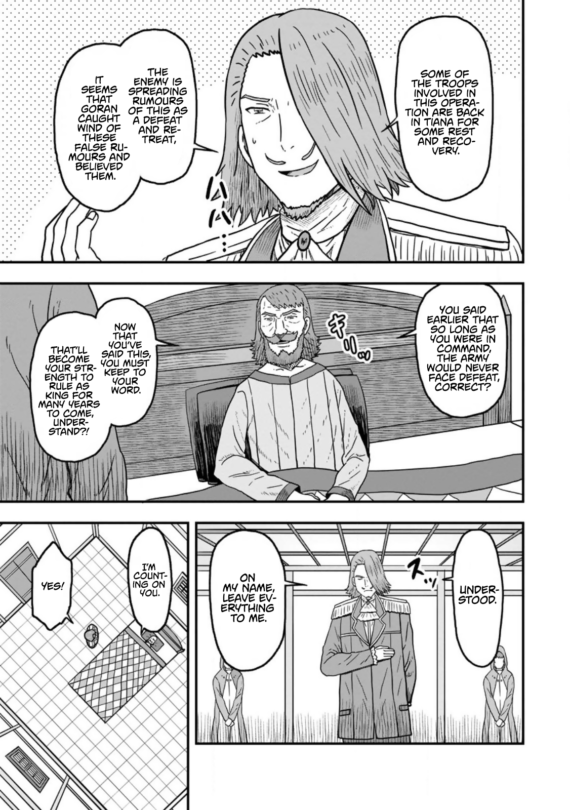 Halaman dari Isekai Saikyou no Yome desu ga, Yoru no Tatakai wa Ore no Hou ga Tsuyoi You desu: Chiryaku o Ikashite Nariagaru Harem Senki Chapter 9