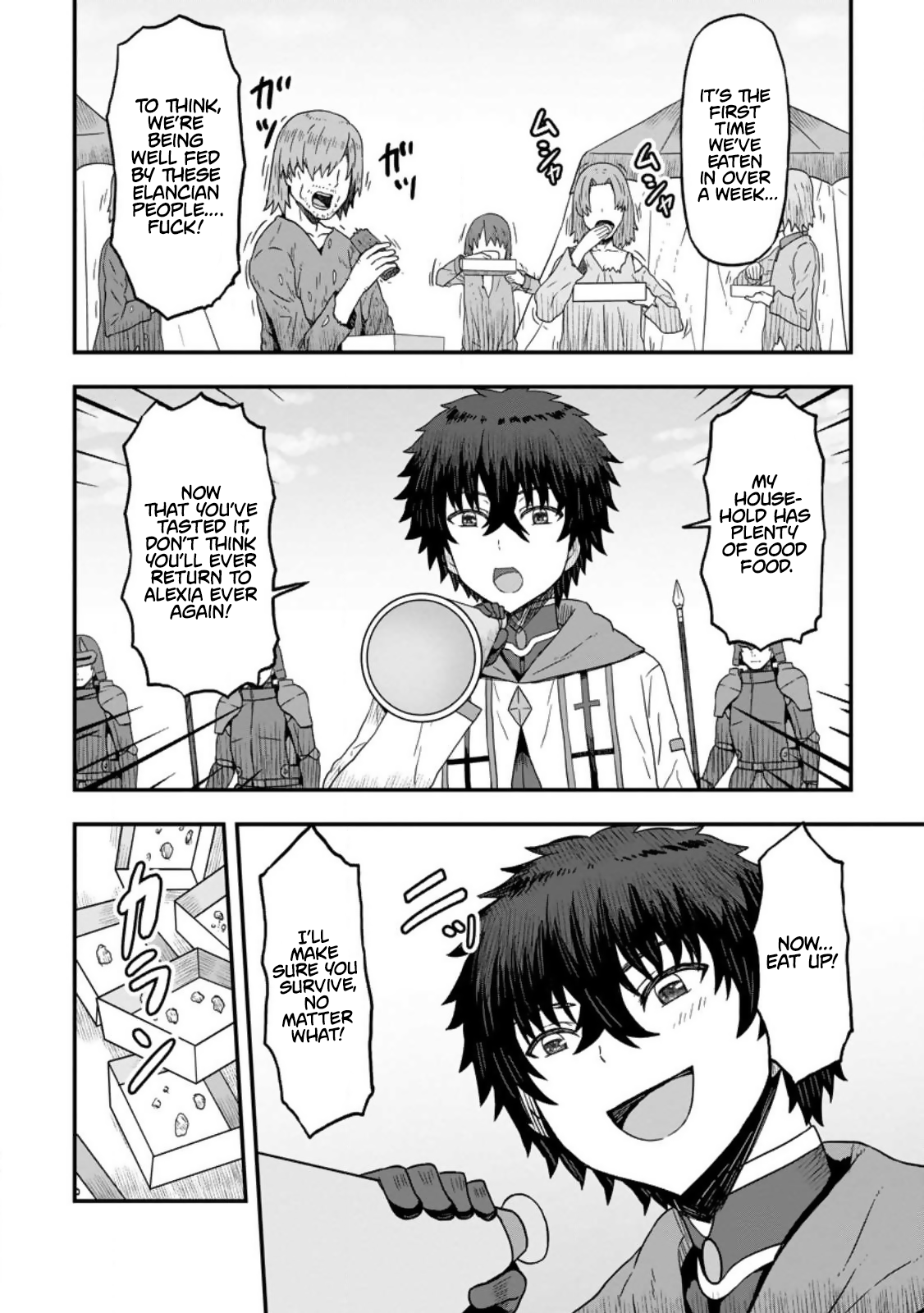 Halaman dari Isekai Saikyou no Yome desu ga, Yoru no Tatakai wa Ore no Hou ga Tsuyoi You desu: Chiryaku o Ikashite Nariagaru Harem Senki Chapter 9