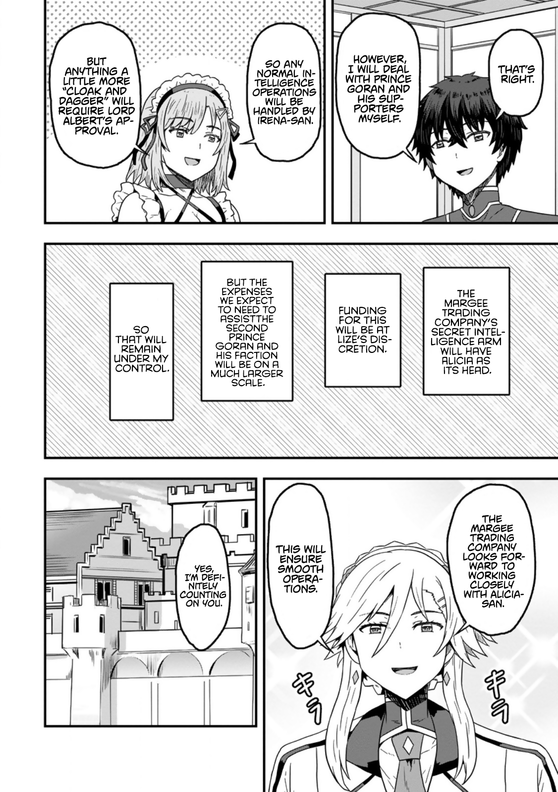 Halaman dari Isekai Saikyou no Yome desu ga, Yoru no Tatakai wa Ore no Hou ga Tsuyoi You desu: Chiryaku o Ikashite Nariagaru Harem Senki Chapter 9