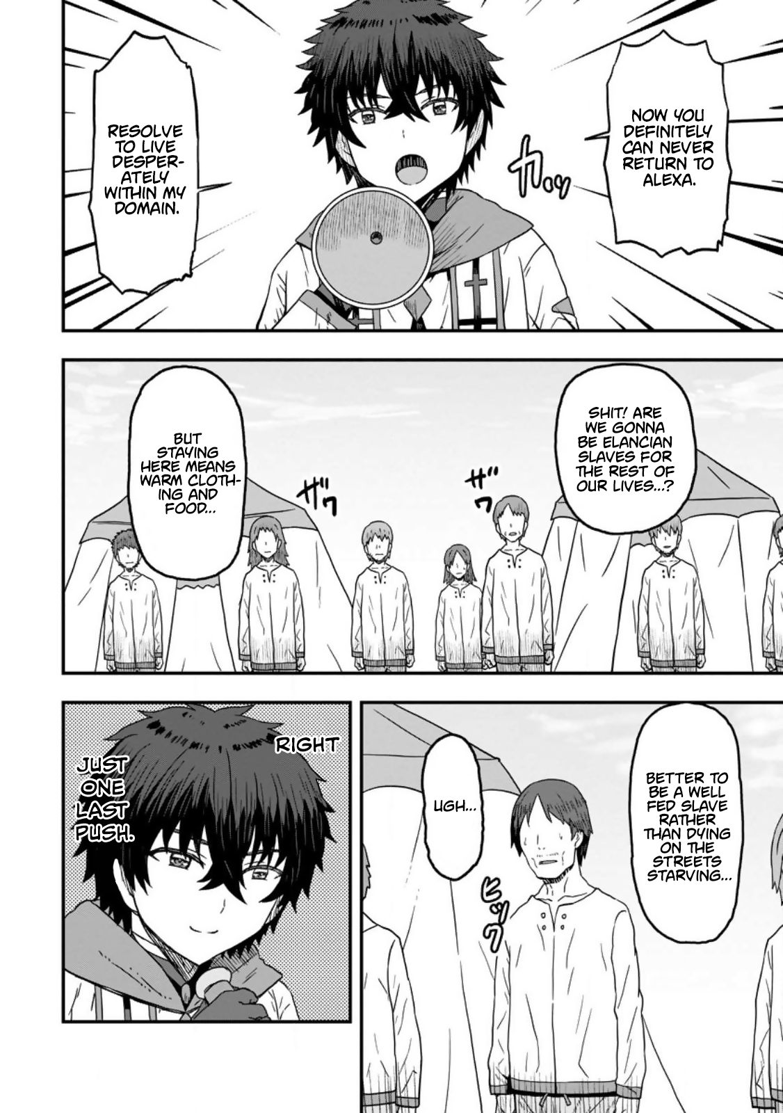 Halaman dari Isekai Saikyou no Yome desu ga, Yoru no Tatakai wa Ore no Hou ga Tsuyoi You desu: Chiryaku o Ikashite Nariagaru Harem Senki Chapter 9