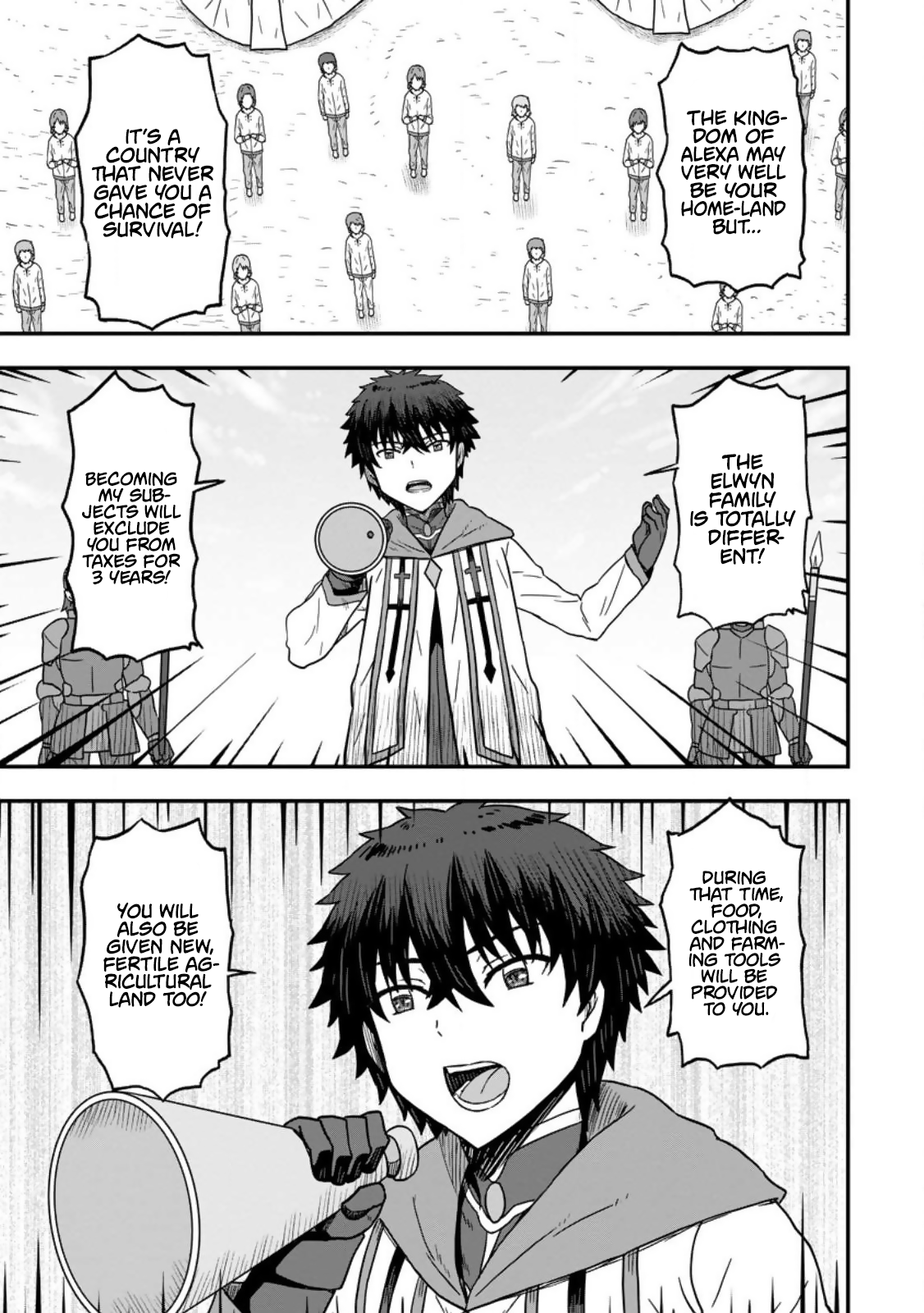 Halaman dari Isekai Saikyou no Yome desu ga, Yoru no Tatakai wa Ore no Hou ga Tsuyoi You desu: Chiryaku o Ikashite Nariagaru Harem Senki Chapter 9