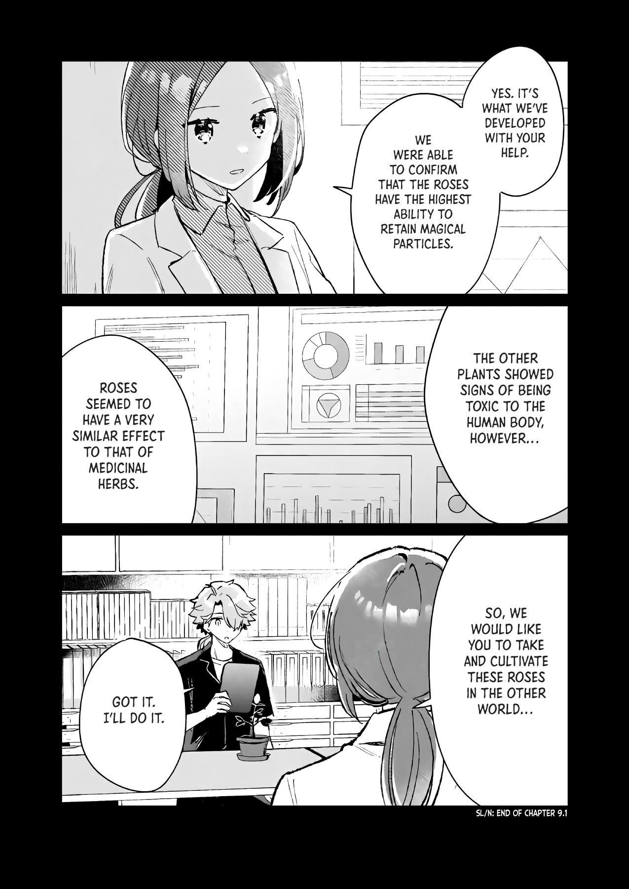 Halaman dari Isekai Shounin - Skill <Isekai Tokou> wo Kushi Shite, Yuuyuu Jiteki na Okanemochi Slow Life wo Okurimasu Chapter 9