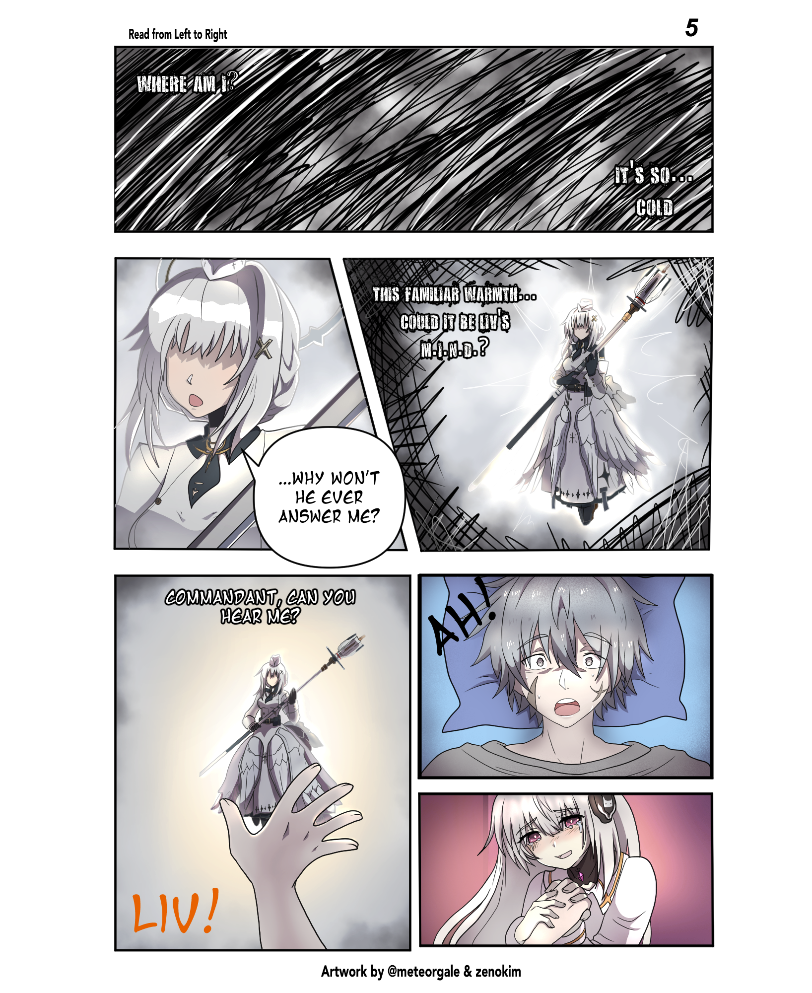 Halaman dari Punishing: Gray Raven — In Sync with You Chapter 5