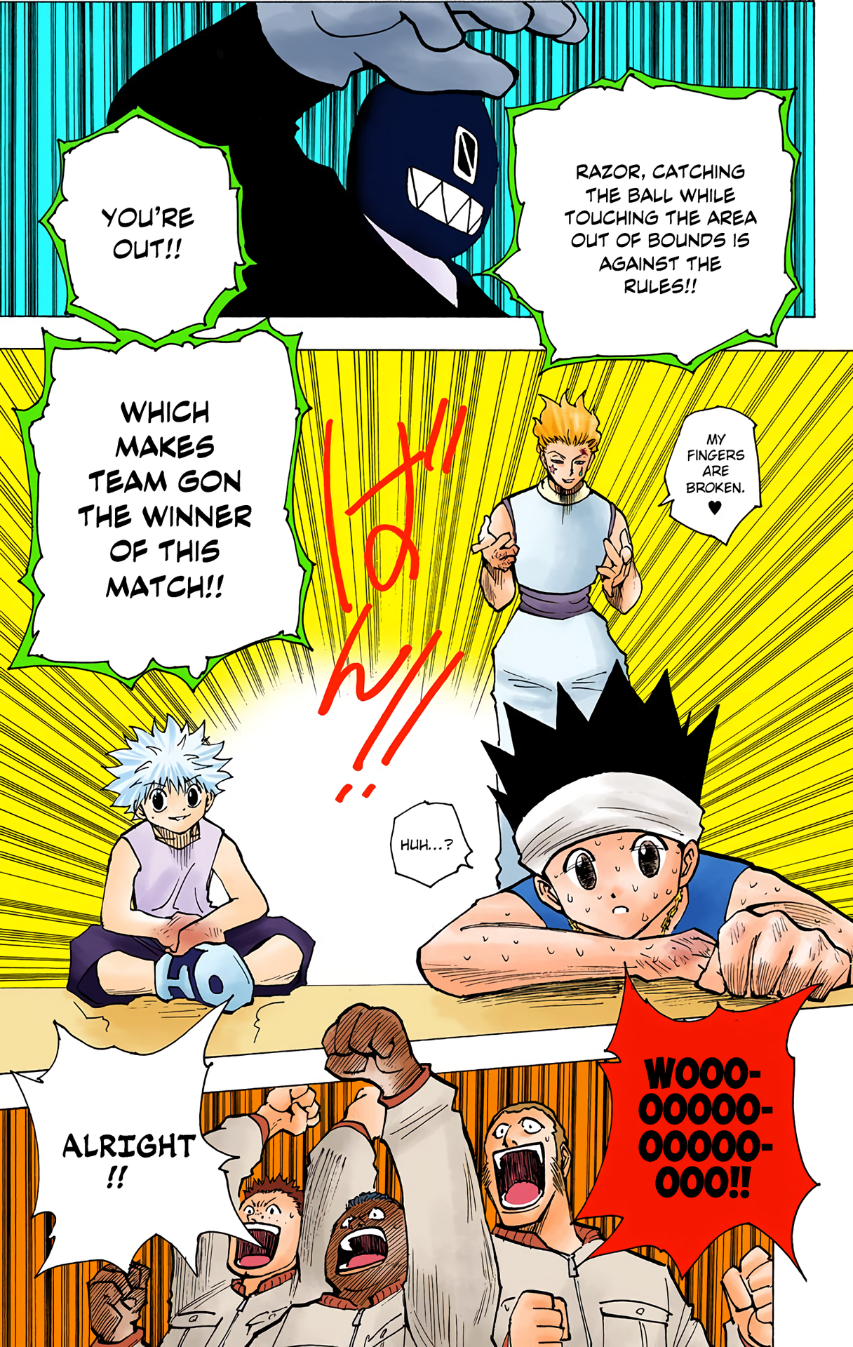 Halaman dari HUNTER x HUNTER (Official Colored) Chapter 168