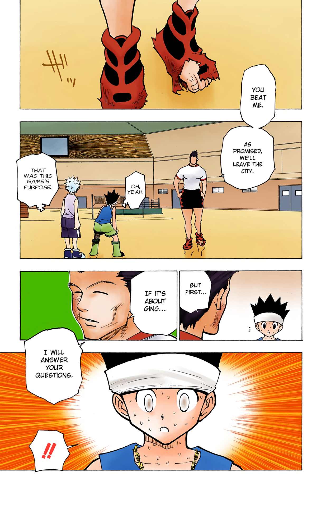 Halaman dari HUNTER x HUNTER (Official Colored) Chapter 168