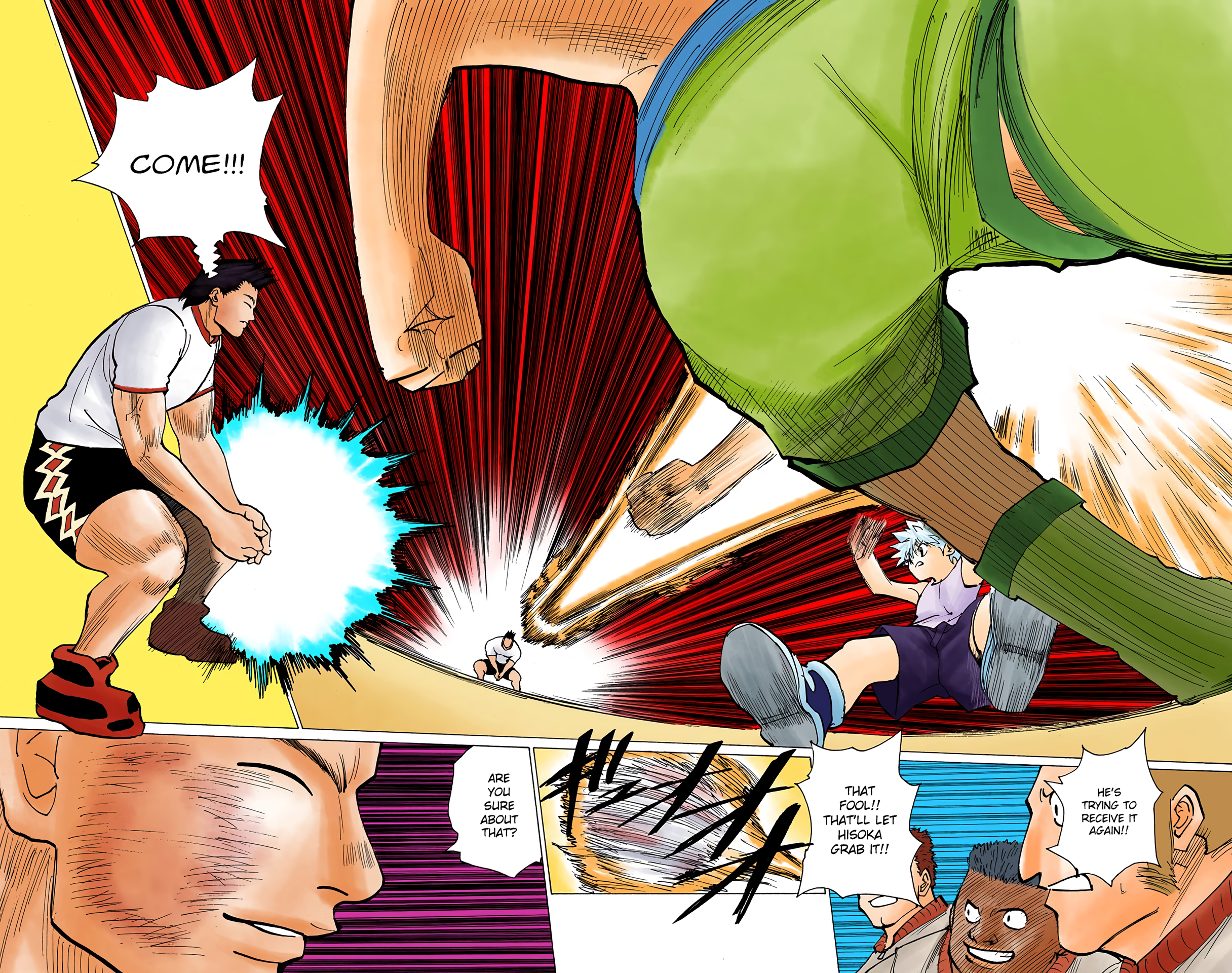 Halaman dari HUNTER x HUNTER (Official Colored) Chapter 168