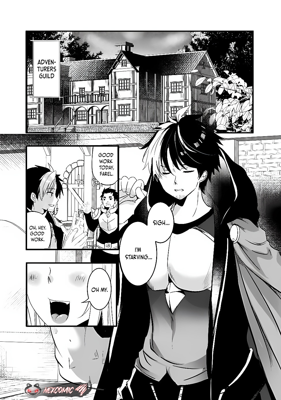 Moto Seikishidan, Ima wa Chukyu Boukensha.: Meikyuu de Suterareta Dorei ni Gohan o Tabesasetara Natsukaremashita Chapter 1 Page 11