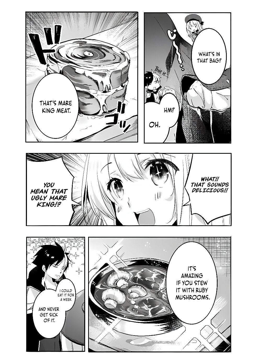 Moto Seikishidan, Ima wa Chukyu Boukensha.: Meikyuu de Suterareta Dorei ni Gohan o Tabesasetara Natsukaremashita Chapter 1 Page 14