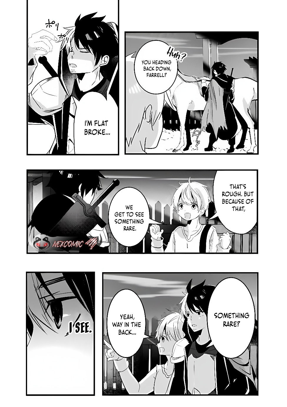Moto Seikishidan, Ima wa Chukyu Boukensha.: Meikyuu de Suterareta Dorei ni Gohan o Tabesasetara Natsukaremashita Chapter 1 Page 27