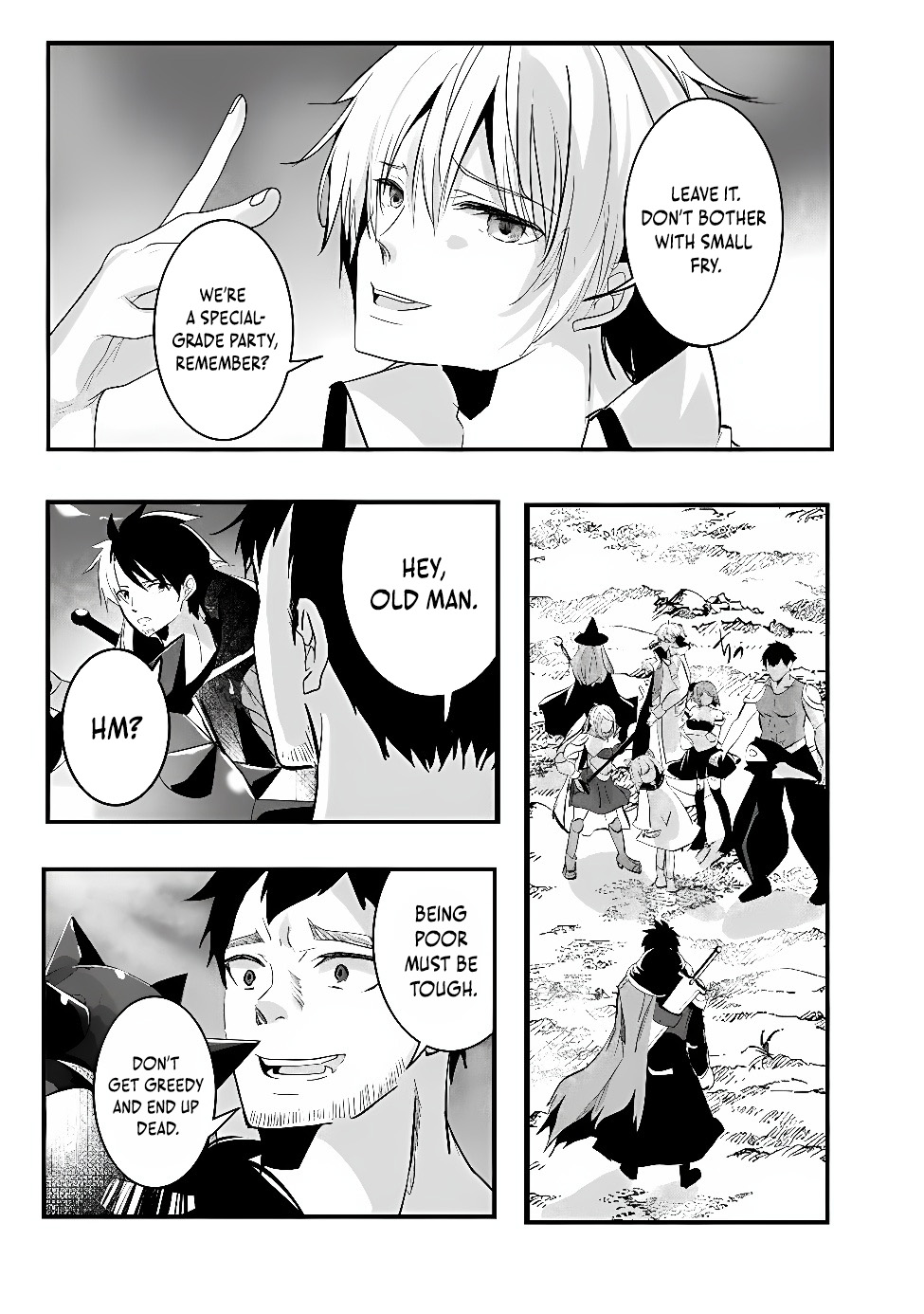 Moto Seikishidan, Ima wa Chukyu Boukensha.: Meikyuu de Suterareta Dorei ni Gohan o Tabesasetara Natsukaremashita Chapter 1 Page 33