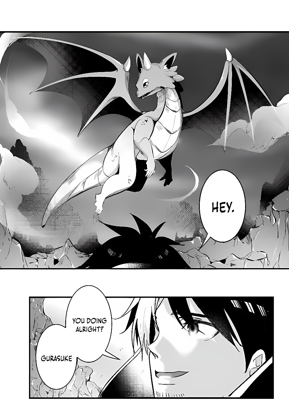 Moto Seikishidan, Ima wa Chukyu Boukensha.: Meikyuu de Suterareta Dorei ni Gohan o Tabesasetara Natsukaremashita Chapter 1 Page 38