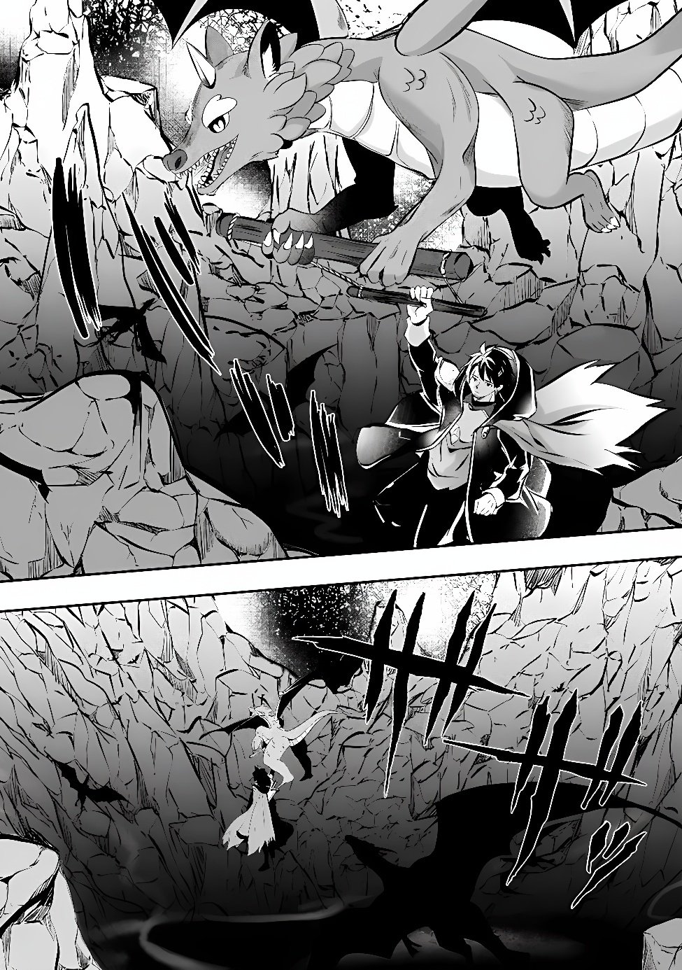 Moto Seikishidan, Ima wa Chukyu Boukensha.: Meikyuu de Suterareta Dorei ni Gohan o Tabesasetara Natsukaremashita Chapter 1 Page 40