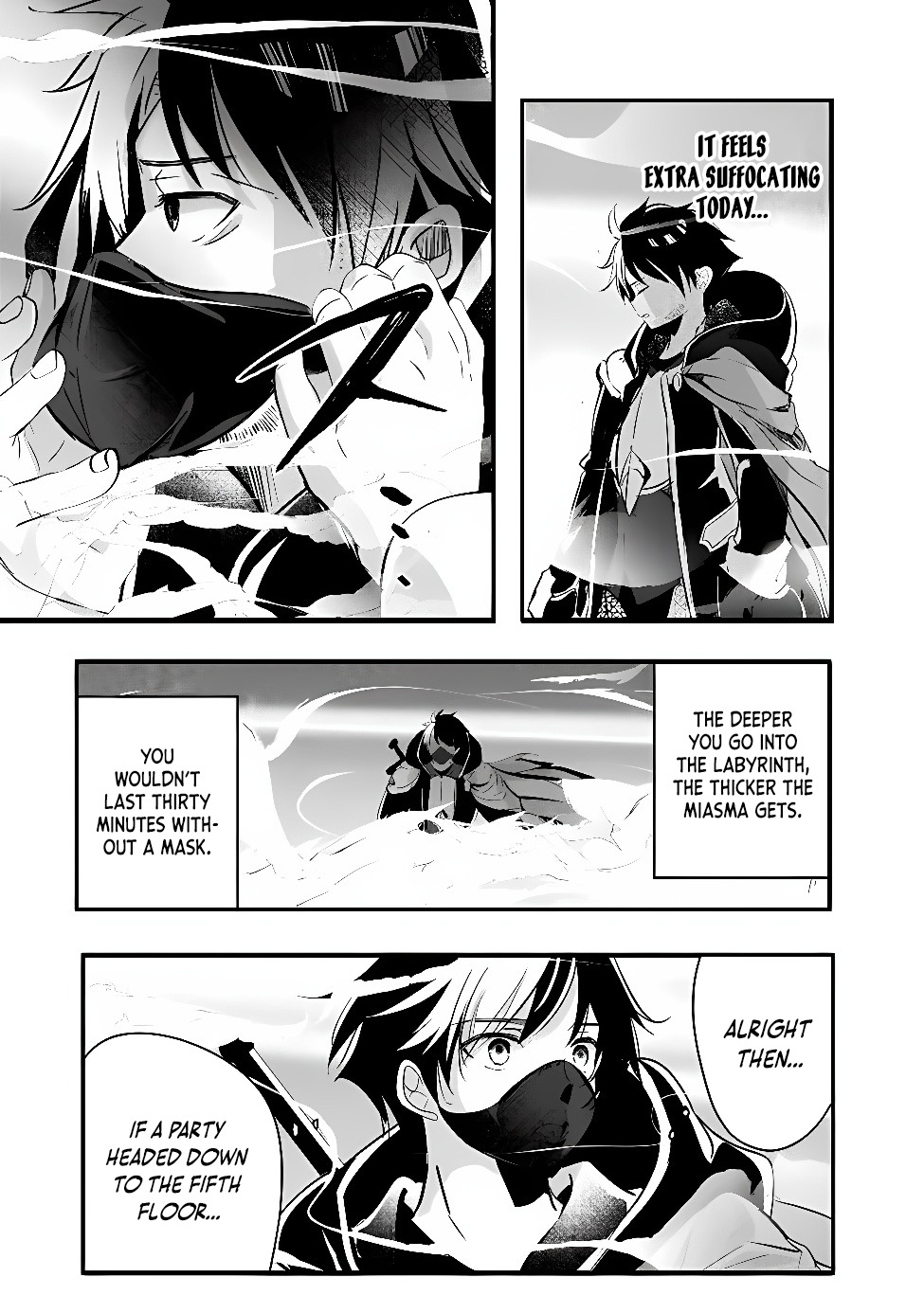 Moto Seikishidan, Ima wa Chukyu Boukensha.: Meikyuu de Suterareta Dorei ni Gohan o Tabesasetara Natsukaremashita Chapter 1 Page 43