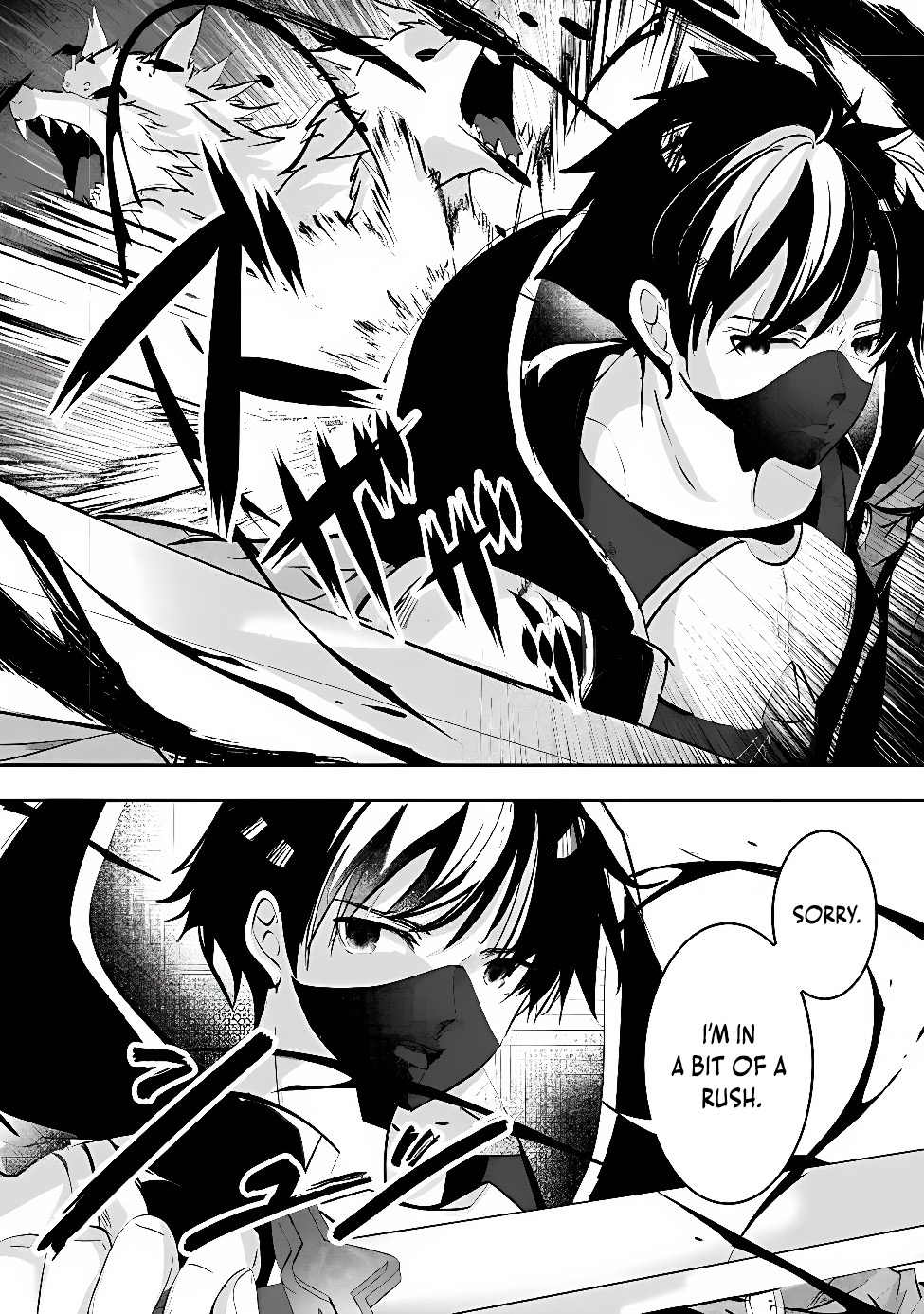 Moto Seikishidan, Ima wa Chukyu Boukensha.: Meikyuu de Suterareta Dorei ni Gohan o Tabesasetara Natsukaremashita Chapter 1 Page 46