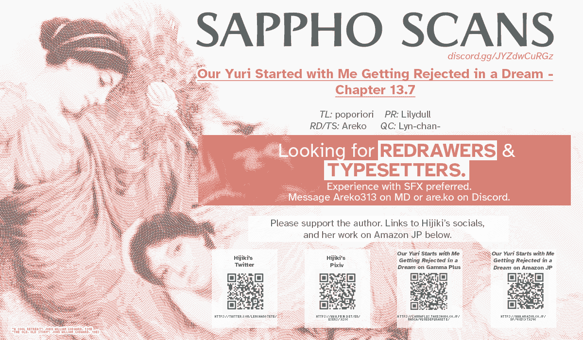 Halaman dari Yume de Furarete Hajimaru Yuri Chapter 13.7