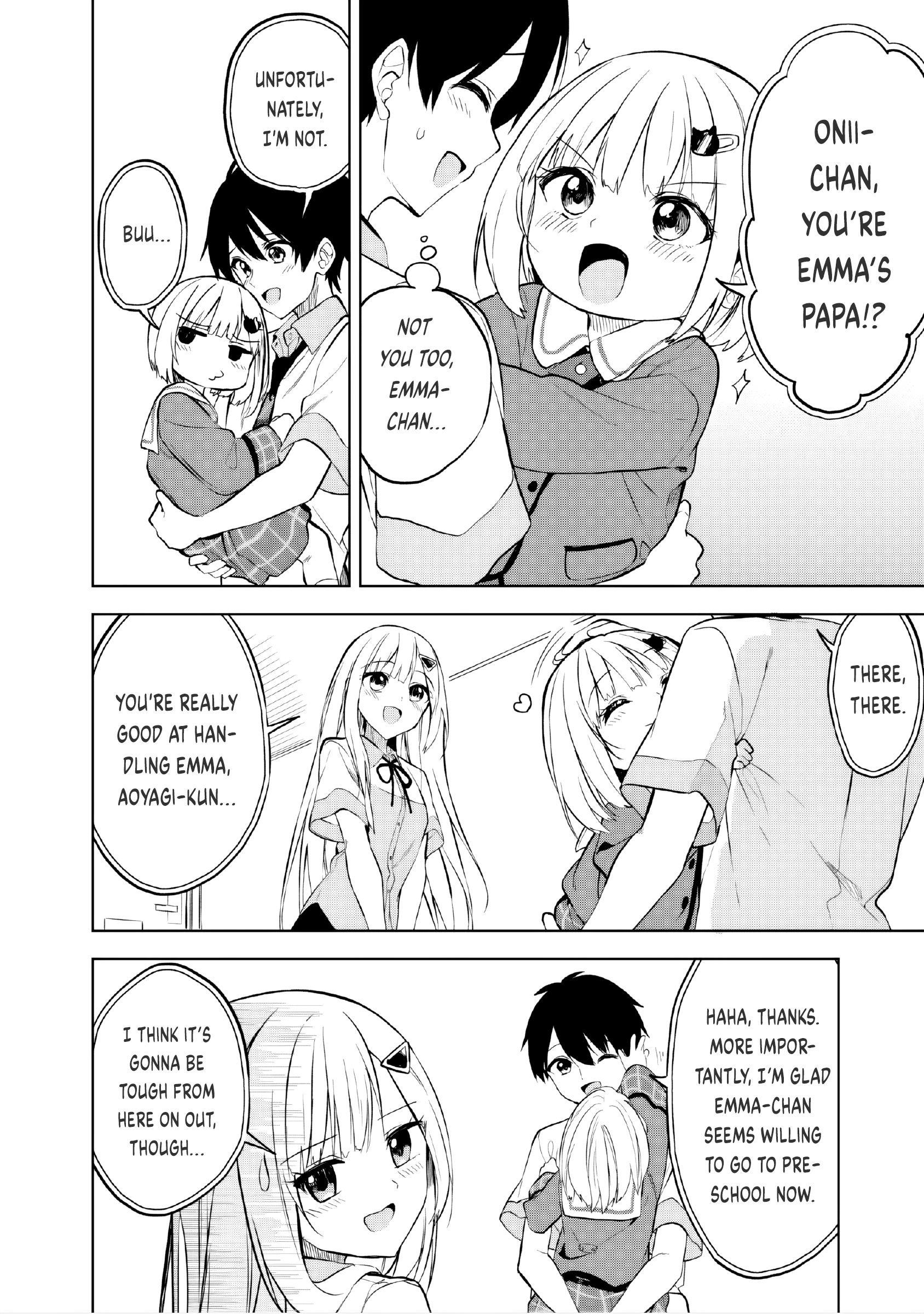 Halaman dari Maigo ni Natteita Youjo wo Tasuketara, Otonari ni Sumu Bishoujo Ryuugakusei ga Ie ni Asobi ni Kuru You ni Natta Ken ni Tsuite Chapter 15