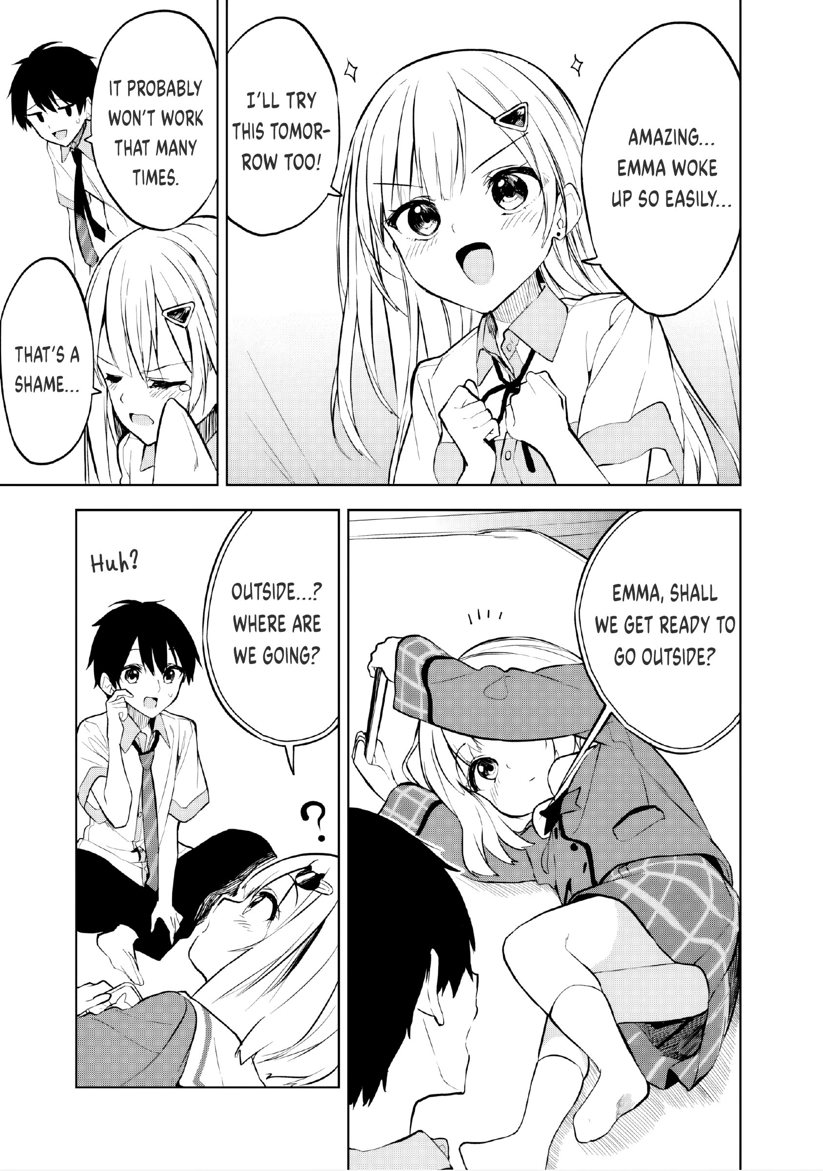 Halaman dari Maigo ni Natteita Youjo wo Tasuketara, Otonari ni Sumu Bishoujo Ryuugakusei ga Ie ni Asobi ni Kuru You ni Natta Ken ni Tsuite Chapter 15