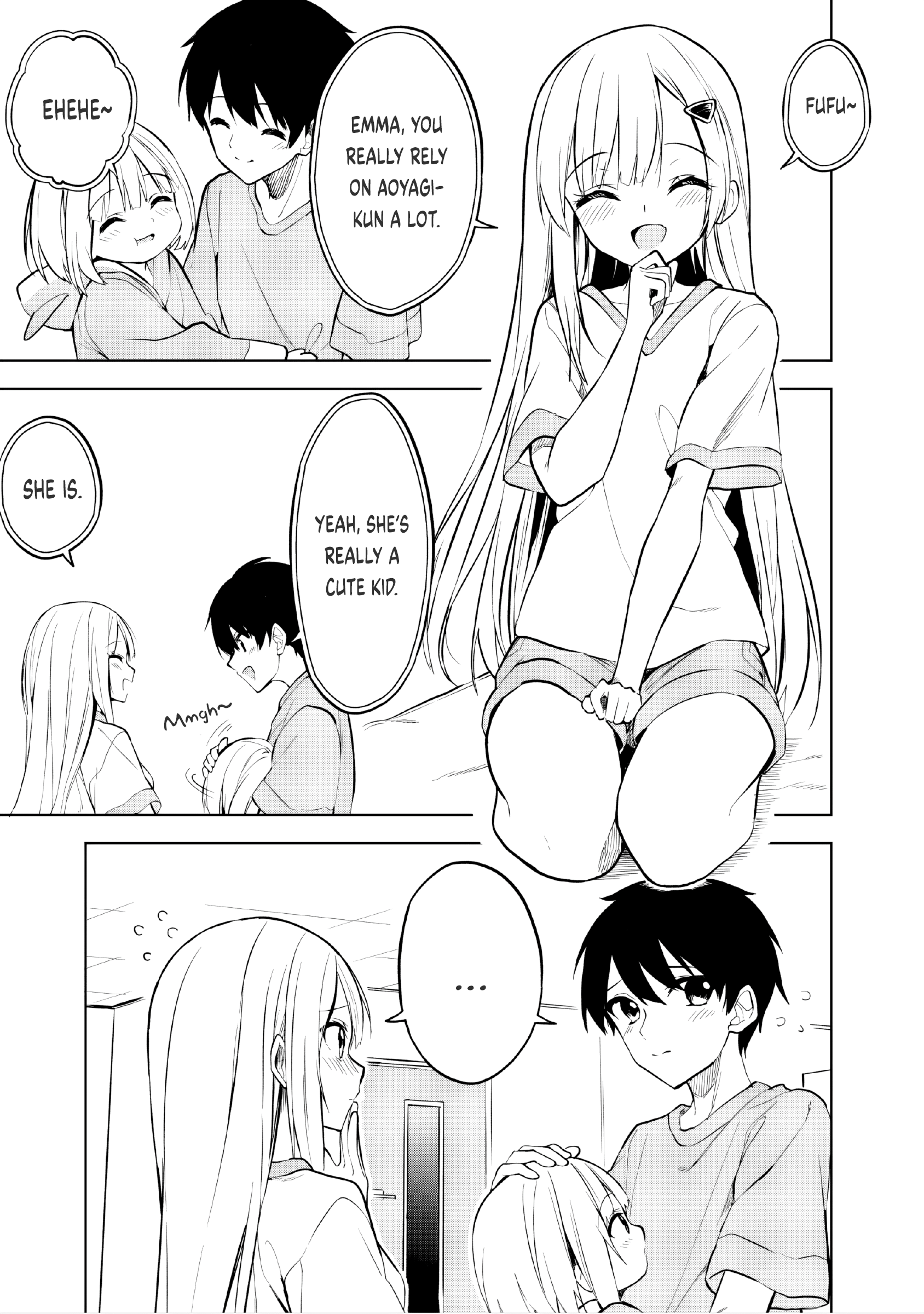 Halaman dari Maigo ni Natteita Youjo wo Tasuketara, Otonari ni Sumu Bishoujo Ryuugakusei ga Ie ni Asobi ni Kuru You ni Natta Ken ni Tsuite Chapter 15