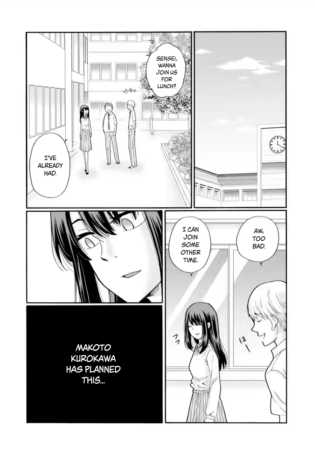 Sensei, Bokutachi wa Koroshiteimasen. Chapter 18 Page 8
